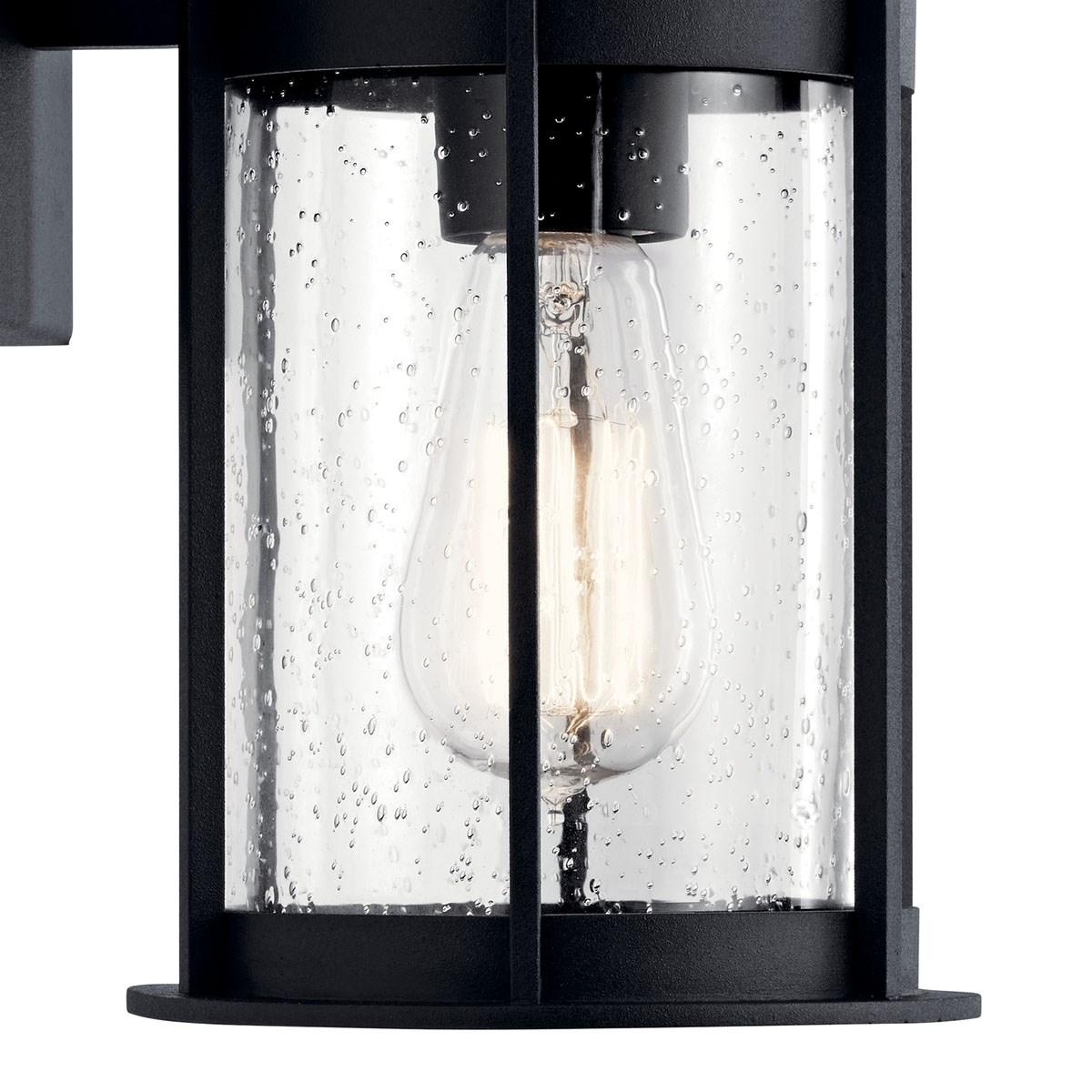 Camillo 11 in. Outdoor Wall Sconce Black Finish - Bees Lighting
