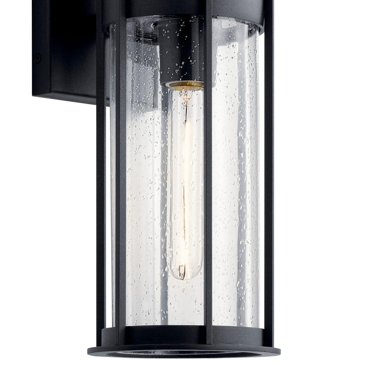 Camillo 15 in. Outdoor Wall Sconce Black Finish - Bees Lighting