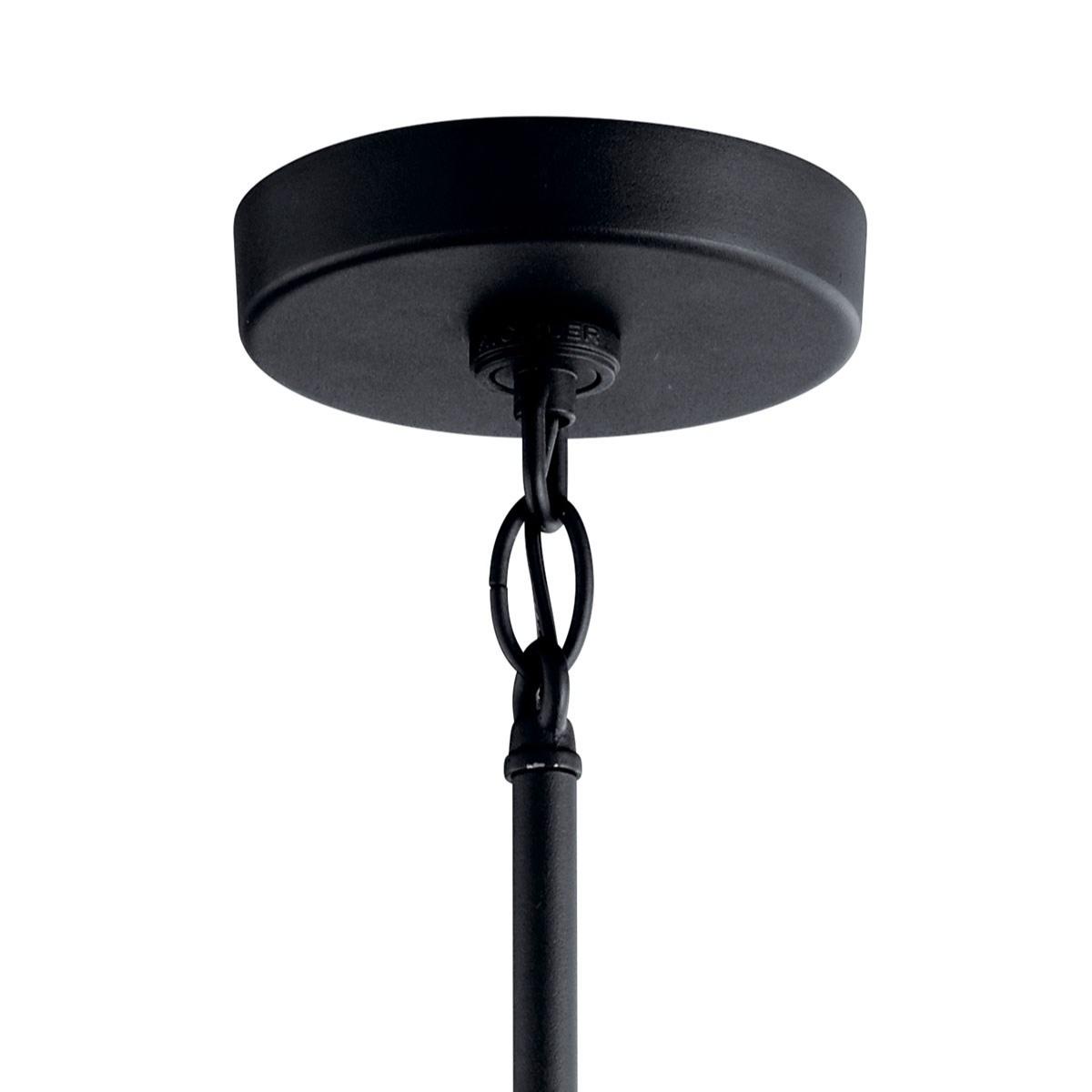 Camillo 18" outdoor hanging lantern black finish - Bees Lighting