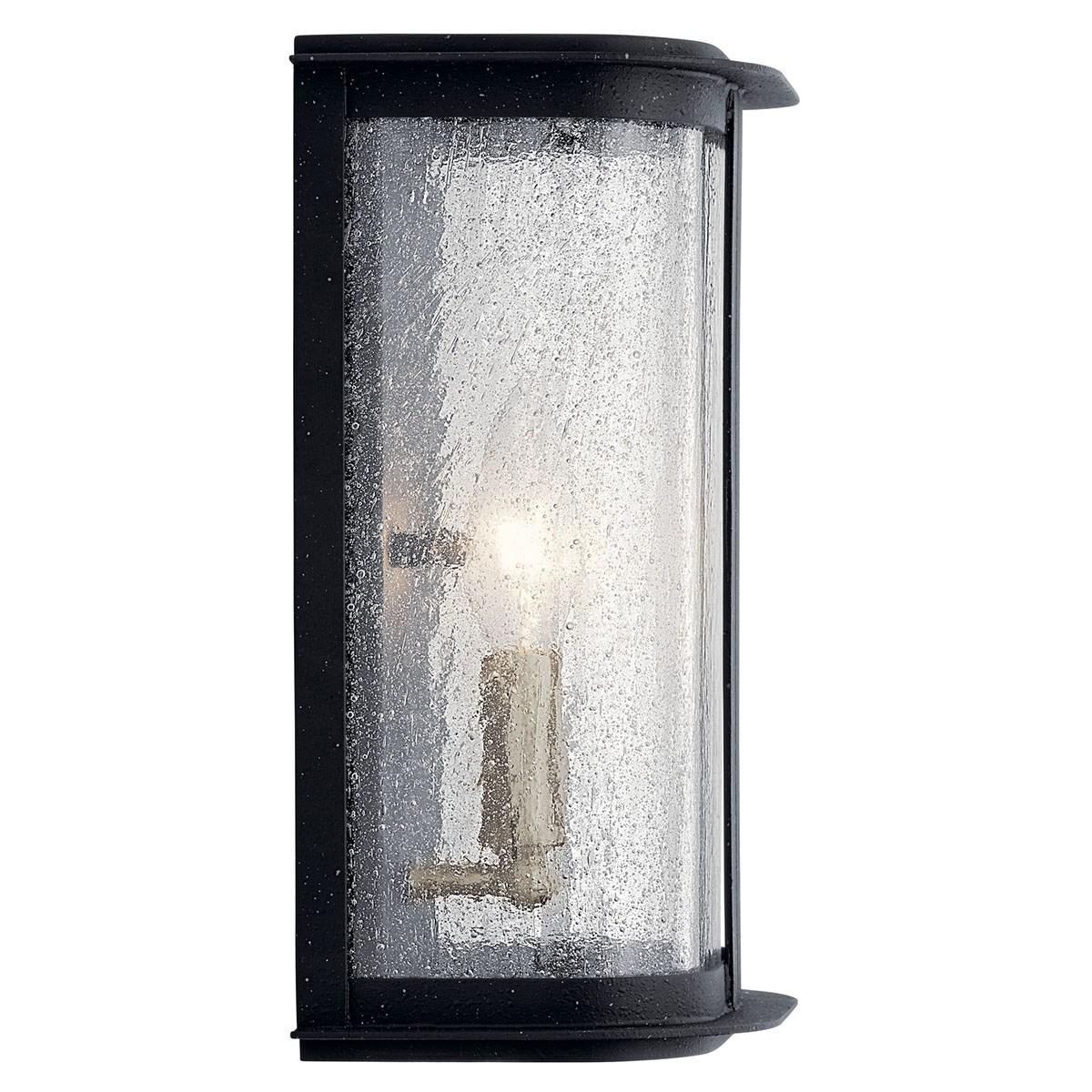 Timmin 10 in. 2 Lights Outdoor Wall Sconce Black Finish