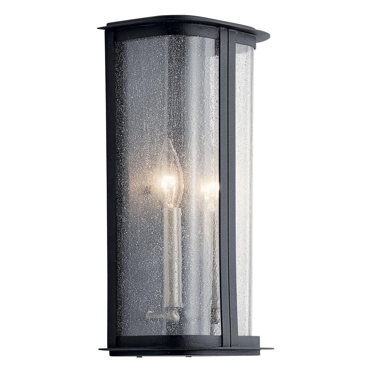 Timmin 14 in. 2 Lights Outdoor Wall Sconce Black Finish
