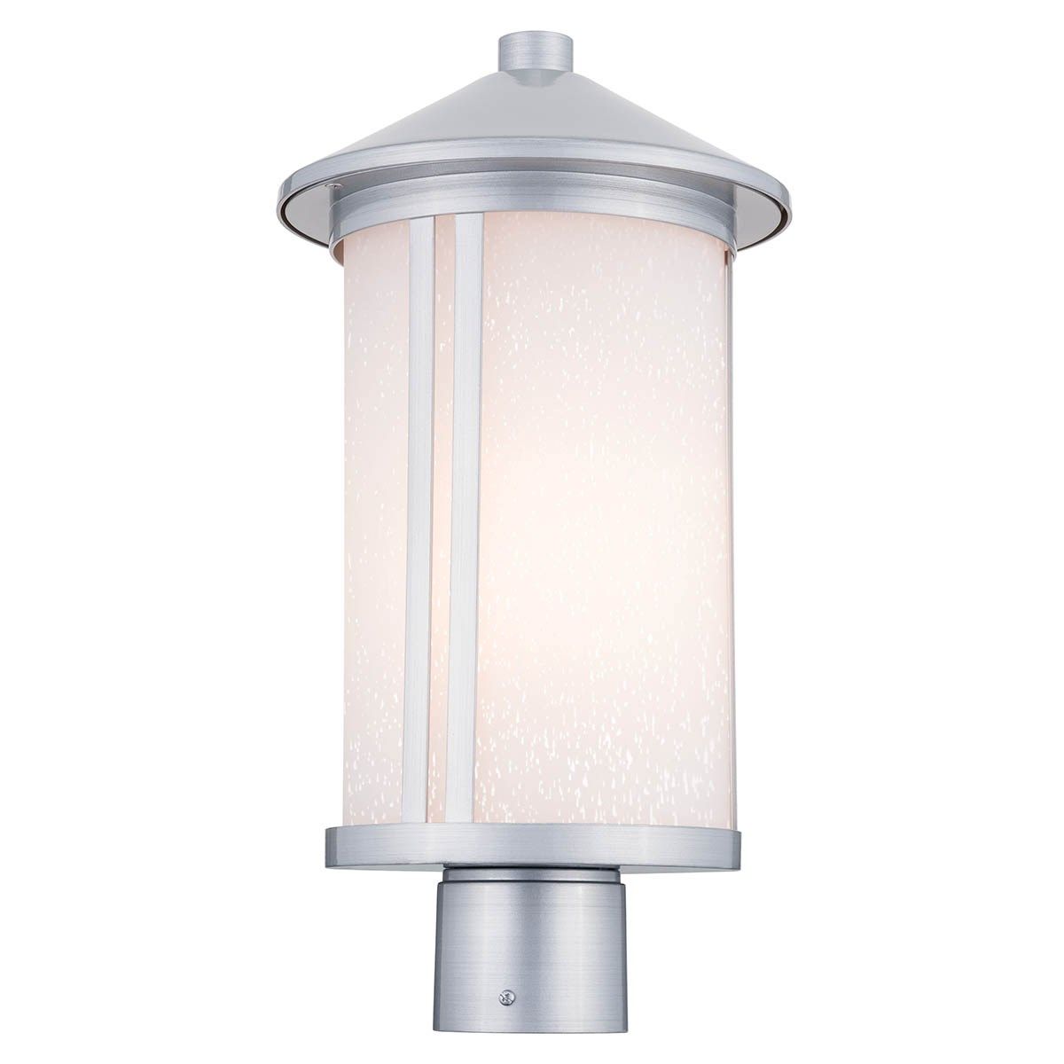 Lombard 17 in. Lantern Head Brushed Aluminum finish - Bees Lighting