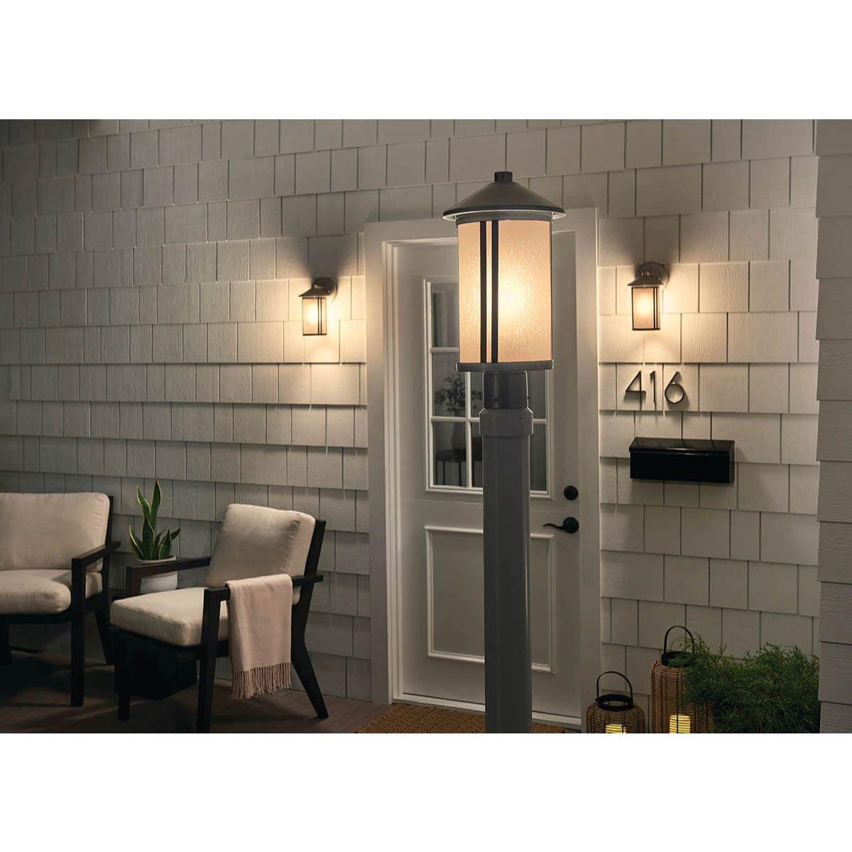 Lombard 17 in. Lantern Head Brushed Aluminum finish - Bees Lighting