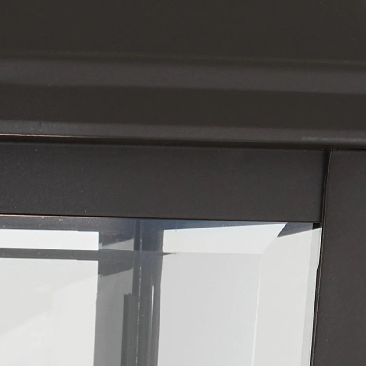 Mathus 13" 1-Light Outdoor Wall Light With Clear Beveled Glass, Bronze Finish - Bees Lighting