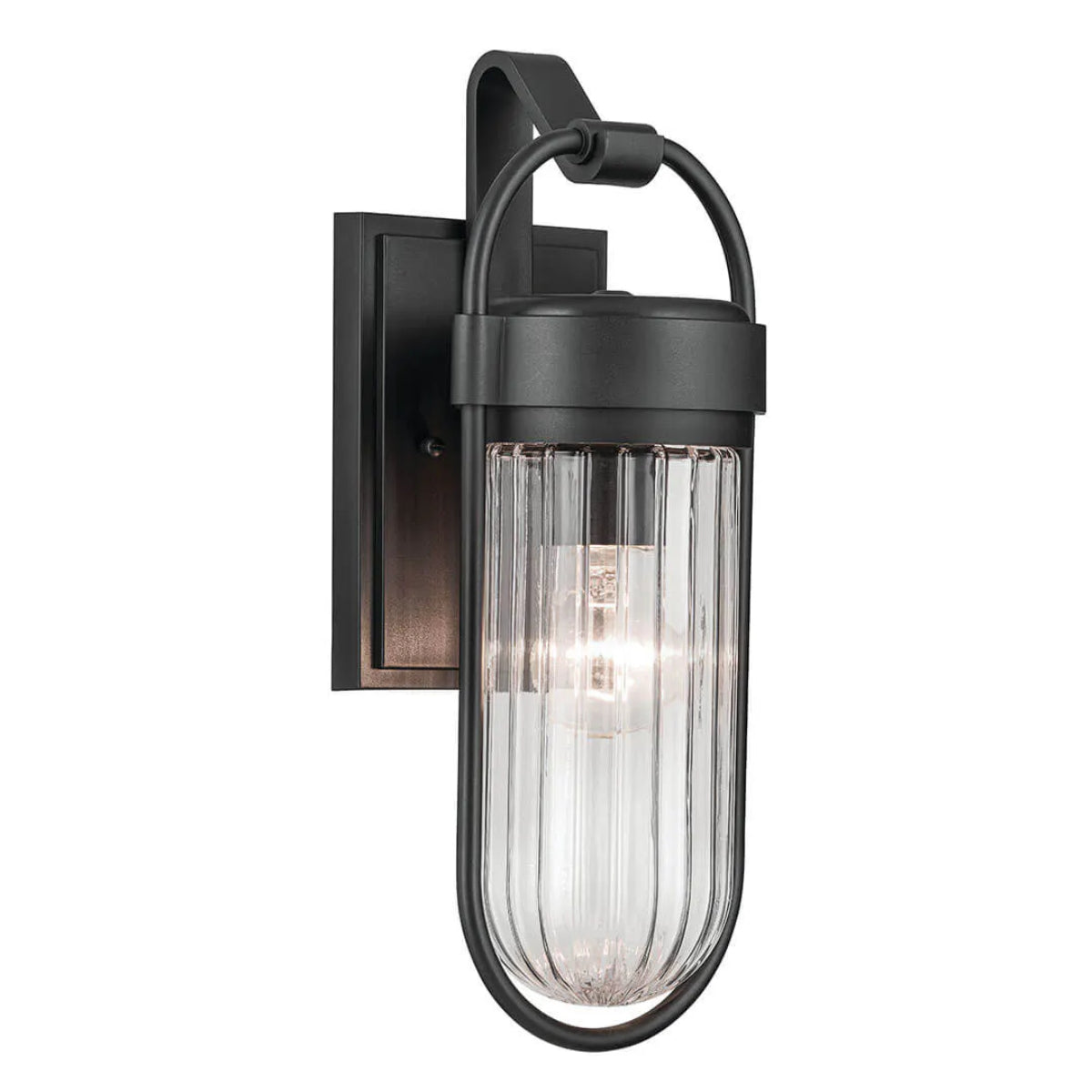 Brix Outdoor Wall Light Black - Bees Lighting