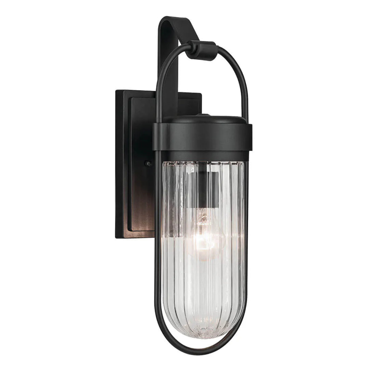 Brix Outdoor Wall Light Black - Bees Lighting