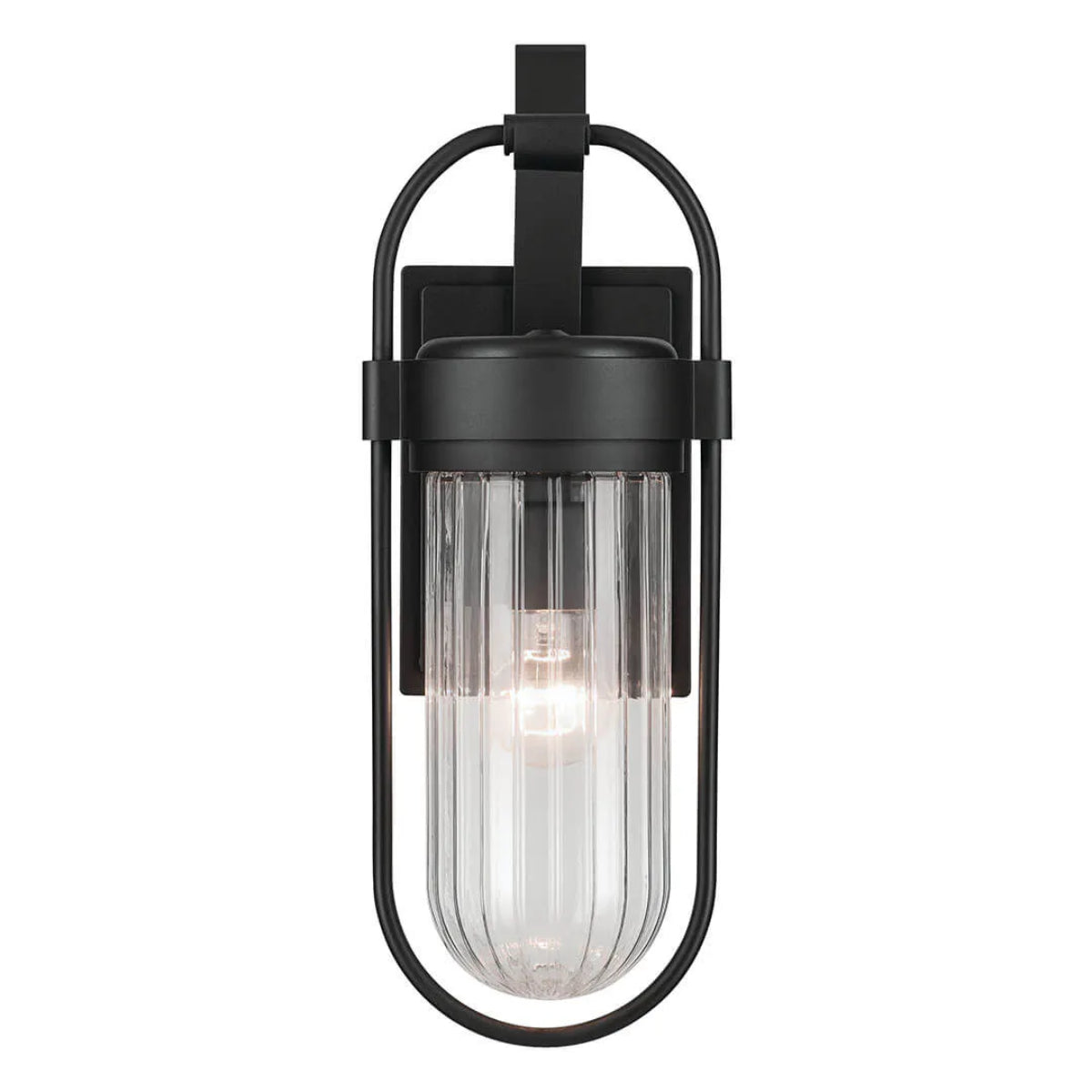 Brix Outdoor Wall Light Black - Bees Lighting