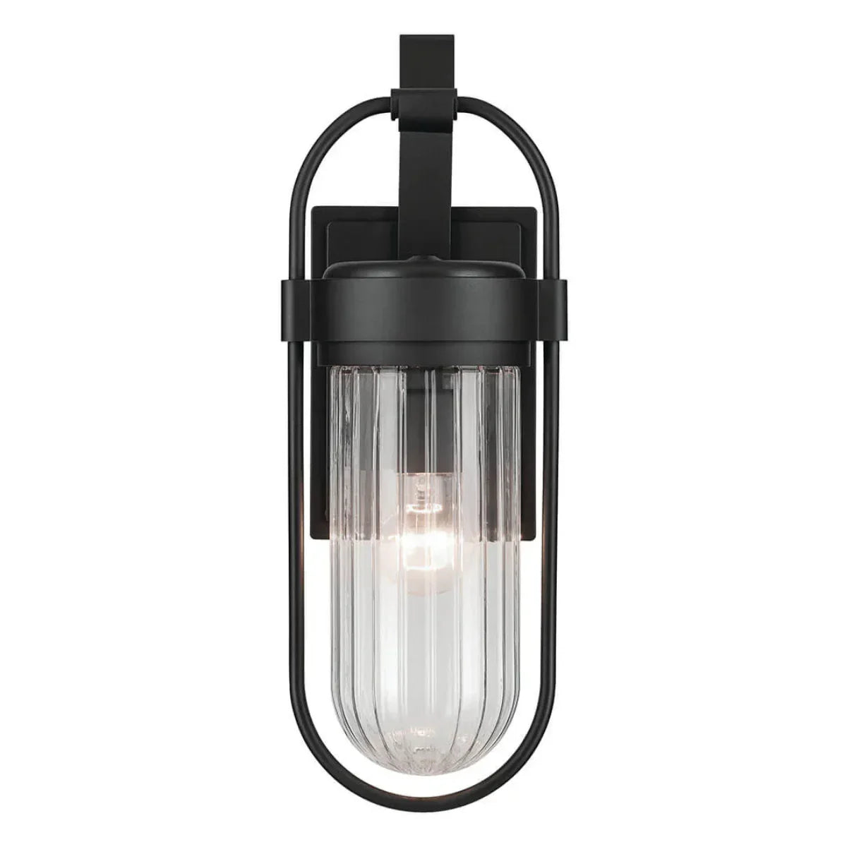 Brix Outdoor Wall Light Black - Bees Lighting