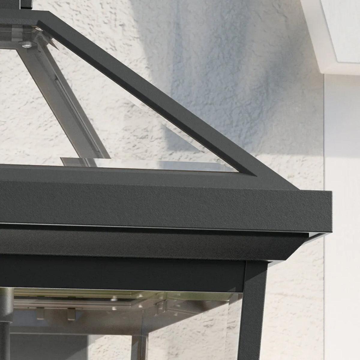 Regence 26" 2-Lights Outdoor Wall Light With Clear Beveled Glass, Black Finish - Bees Lighting