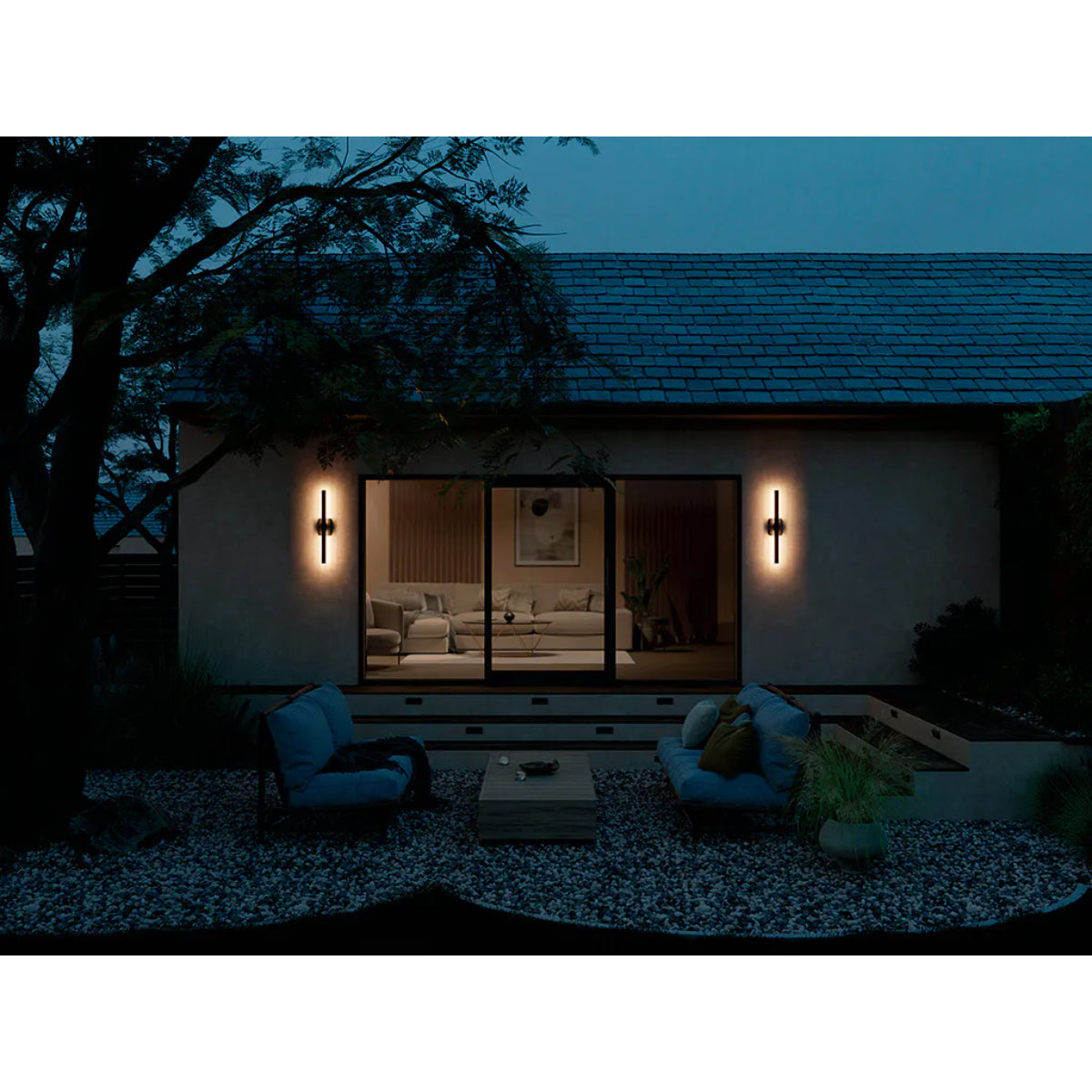 Kichler Nocar Architectural Outdoor LED Wall Light - Bees Lighting