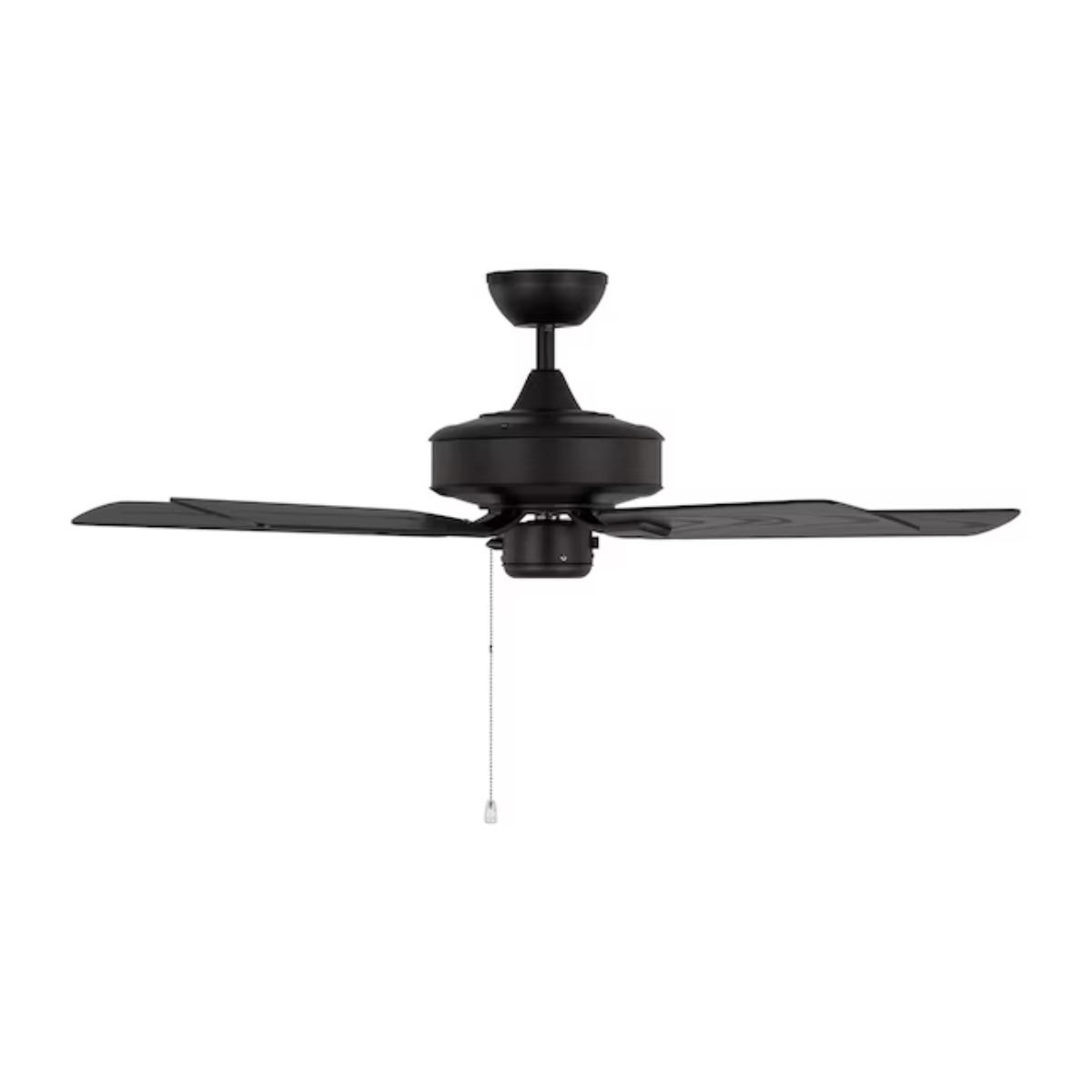 Linden Outdoor 44" Bronze Dual Mount Ceiling Fan with Pull Chain