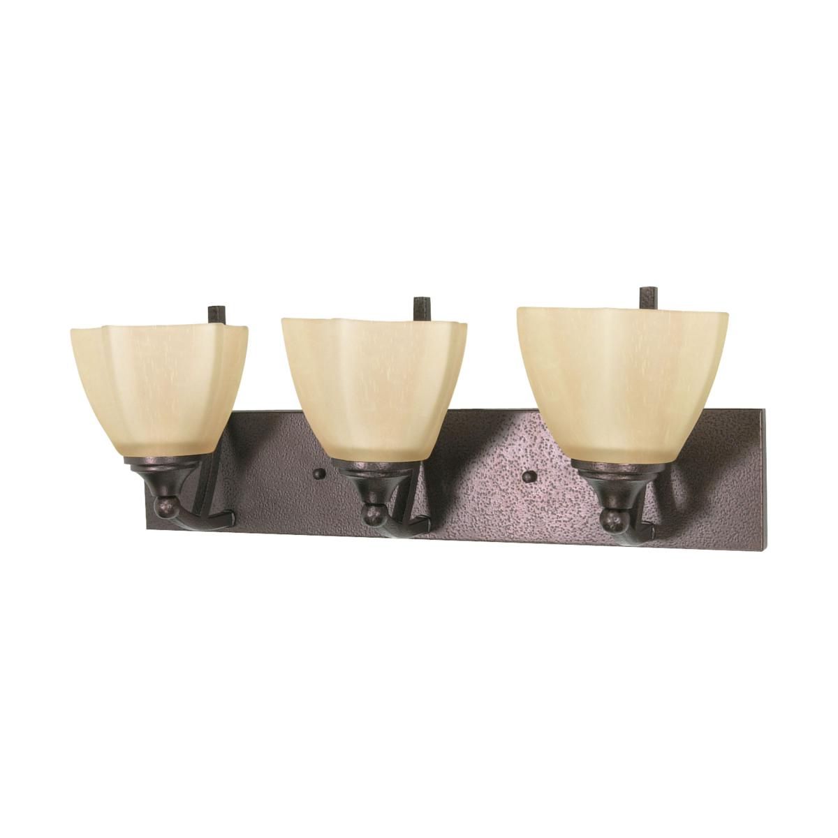 Normandy 22 in. 3 Lights Vanity Light Bronze Finish - Bees Lighting