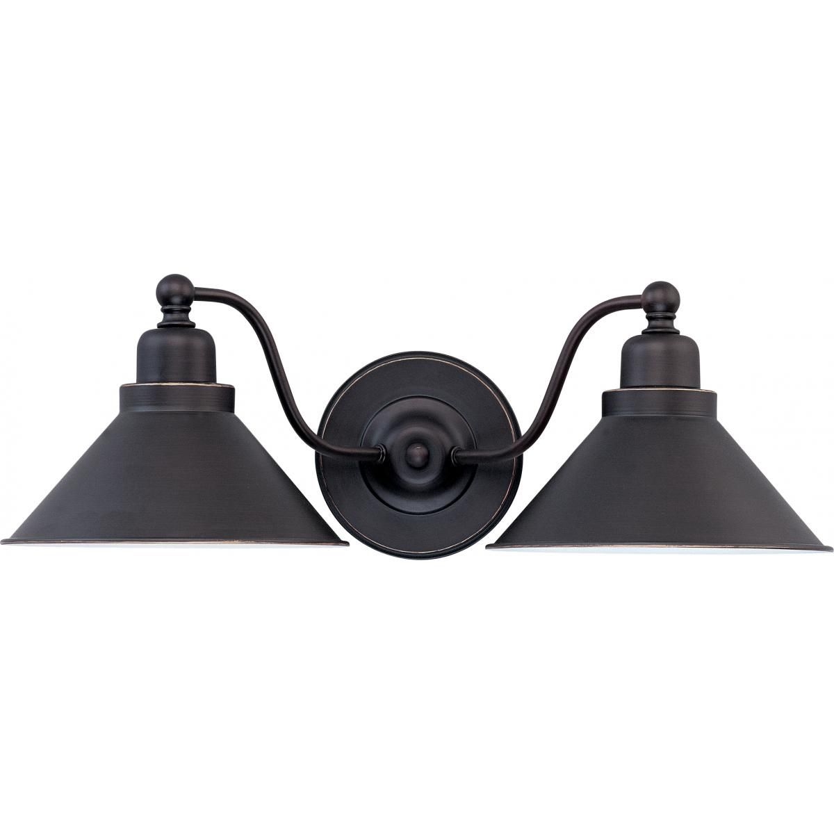 Bridgeview 20 in. 2 Lights Vanity Light Bronze Finish - Bees Lighting