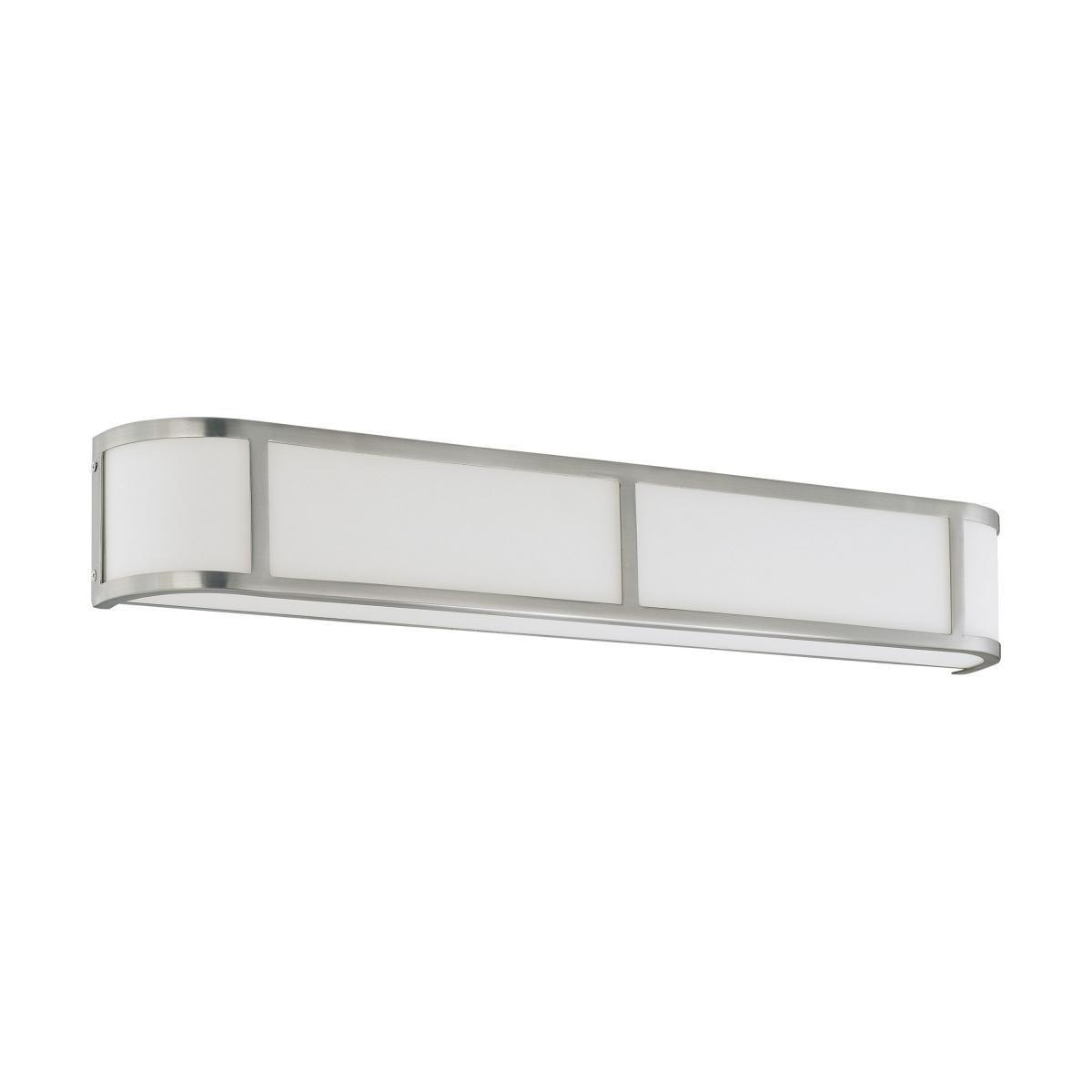 Odeon 32 in. Flush Mount Sconce Silver Finish