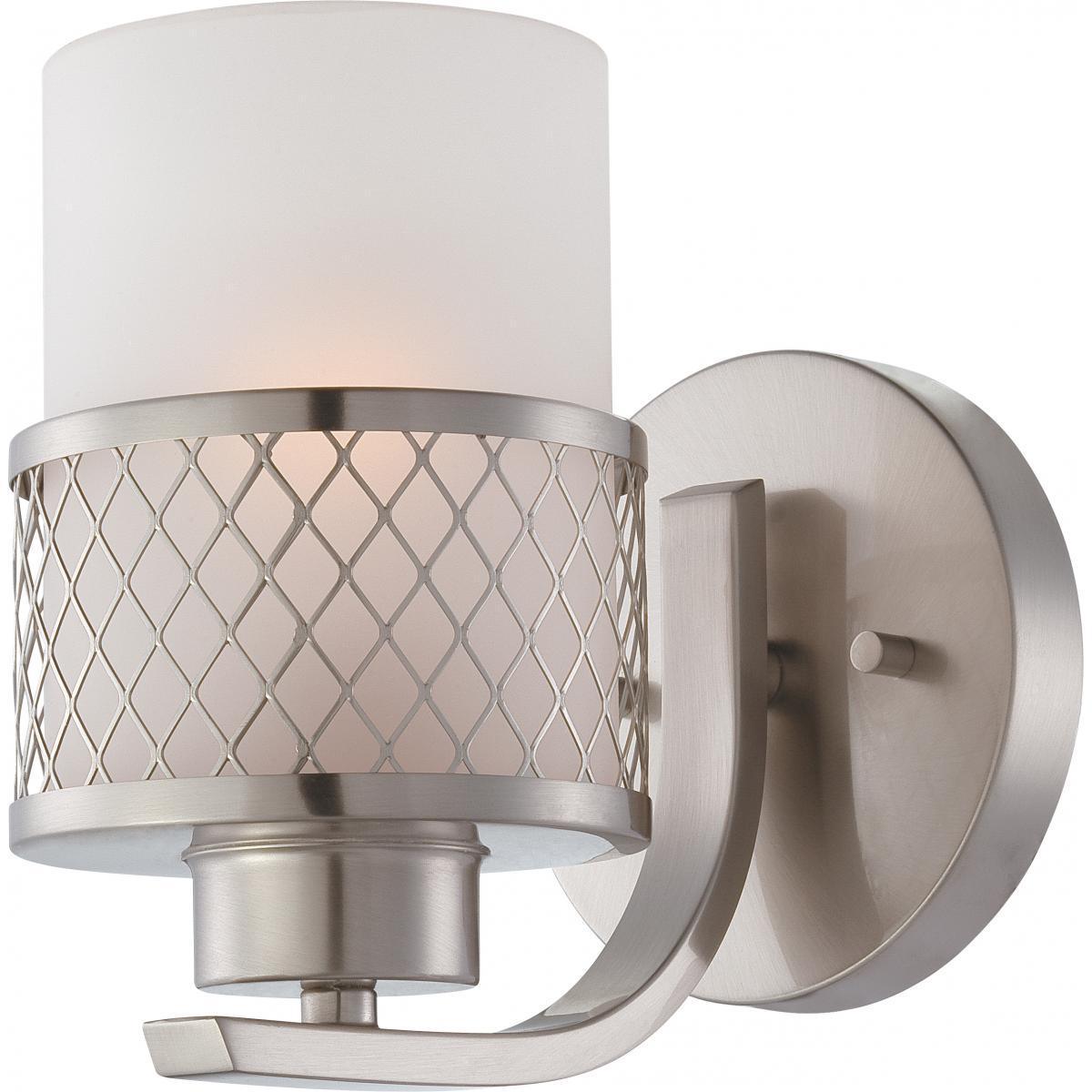 Fusion 7 In. Armed Sconce Nickel Finish