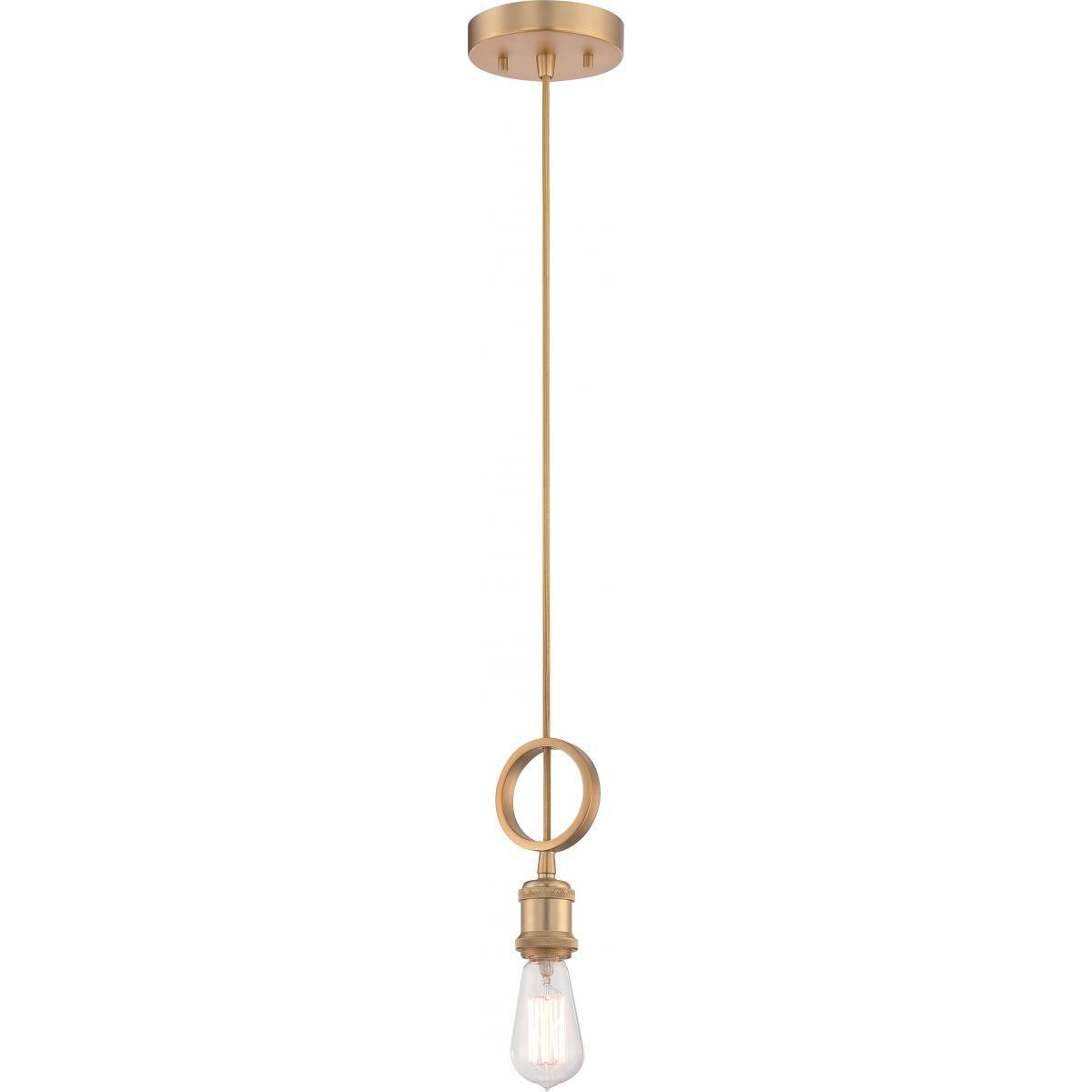 Paxton 5 in. Pendant Light Gold Finish - Bees Lighting