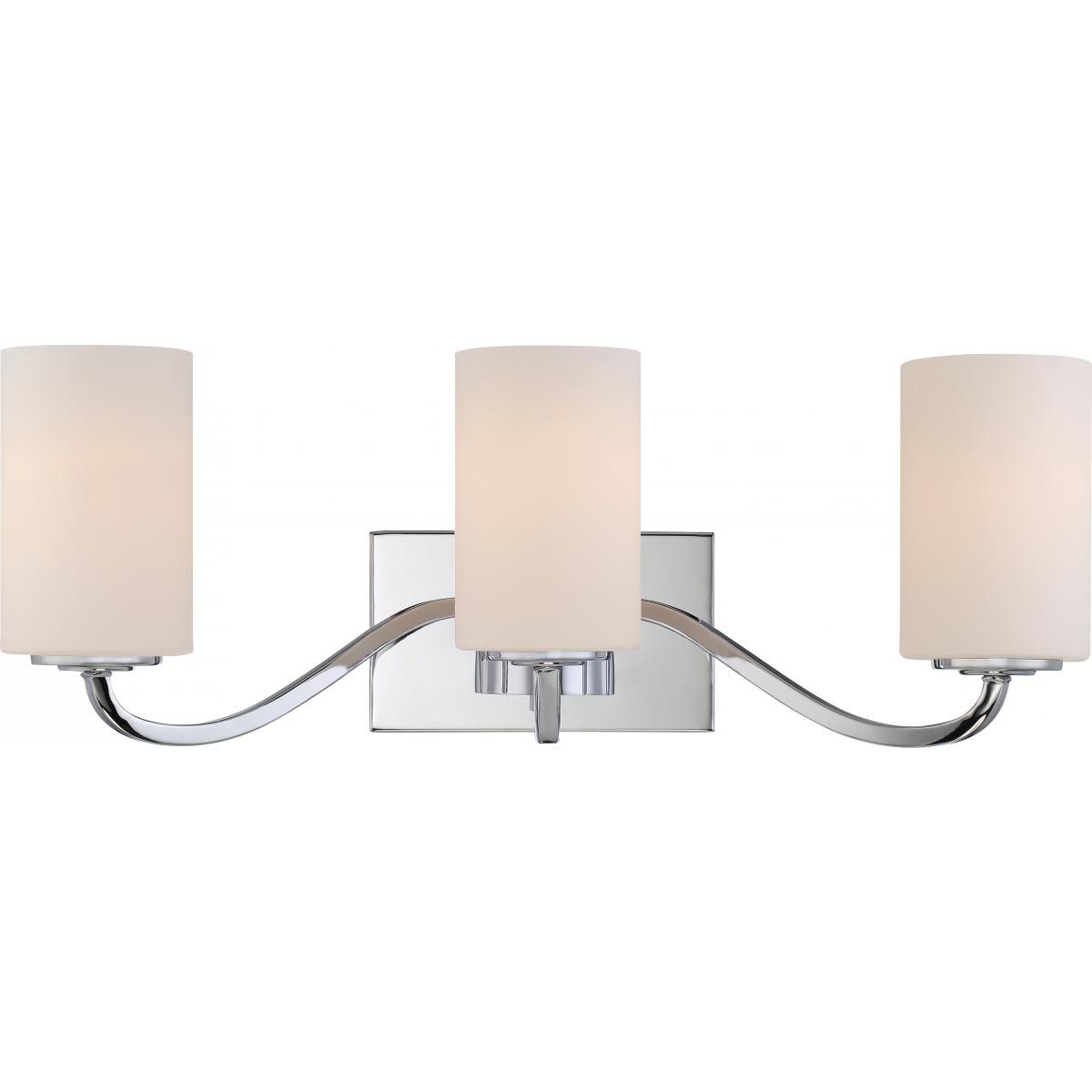 Willow 23 in. 3 Lights Vanity Light Nickel Finish - Bees Lighting