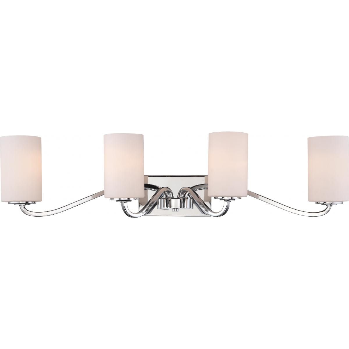 Willow 34 in. 4 Lights Vanity Light Nickel Finish - Bees Lighting