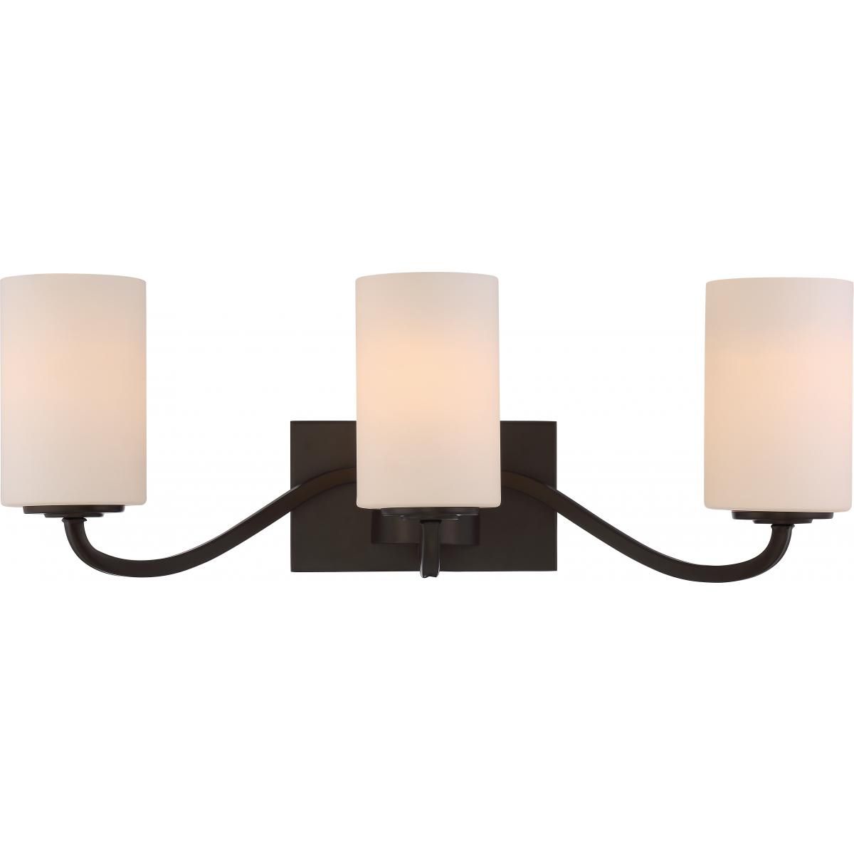 Willow 23 in. 3 Lights Vanity Light Bronze Finish - Bees Lighting