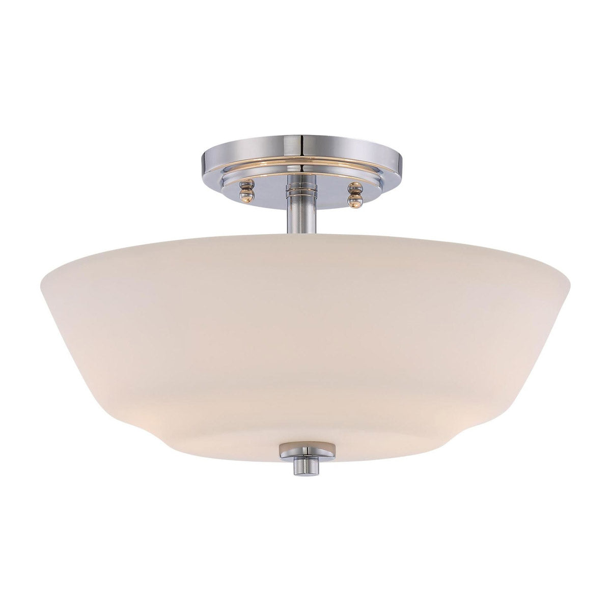 Willow 13 in. 2 Lights Semi Flush Mount Light Aged Bronze finish - Bees Lighting