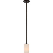 Willow 4 in. Pendant Light, White Glass - Bees Lighting