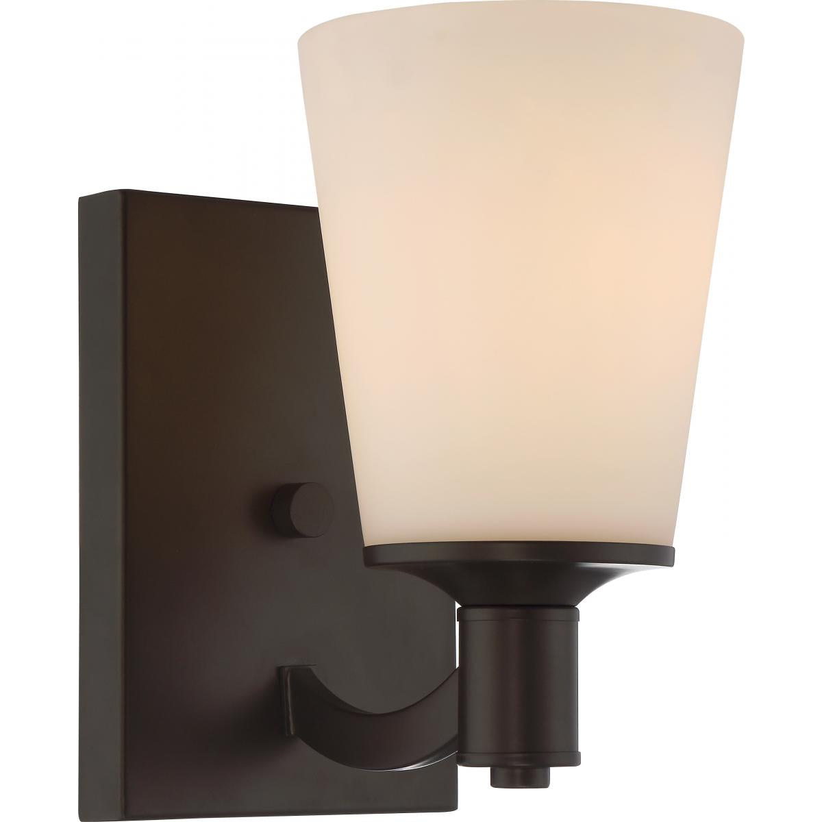 Laguna Vanity Light, White Glass - Bees Lighting