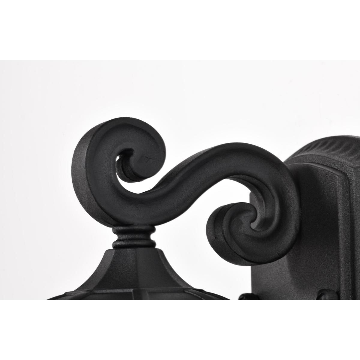 East River 12" Outdoor Wall Light, Matte Black Finish - Bees Lighting