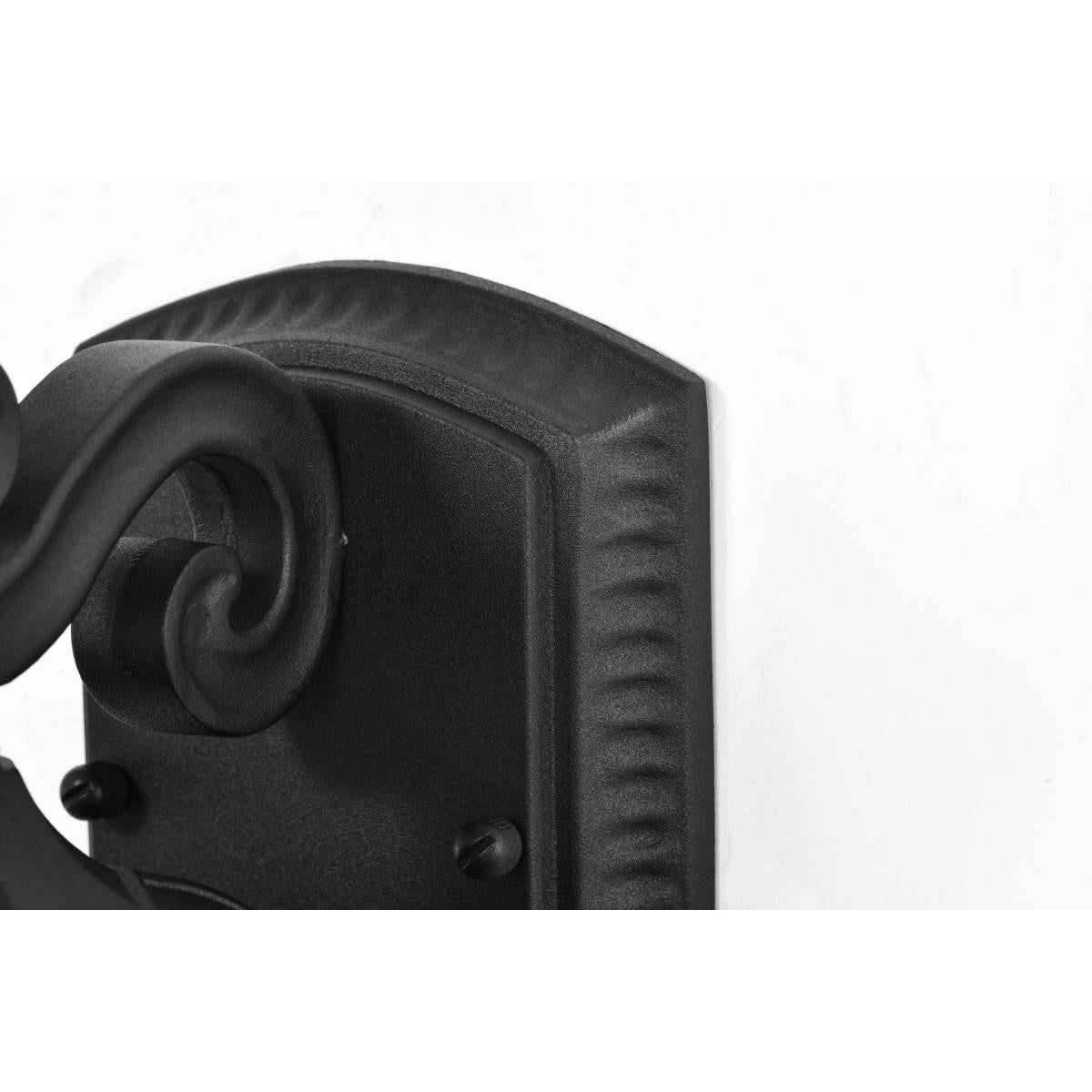 East River 12" Outdoor Wall Light, Matte Black Finish - Bees Lighting