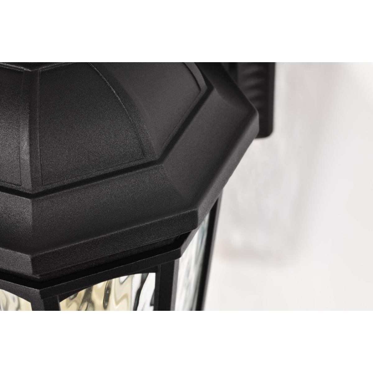 East River 12" Outdoor Wall Light, Matte Black Finish - Bees Lighting