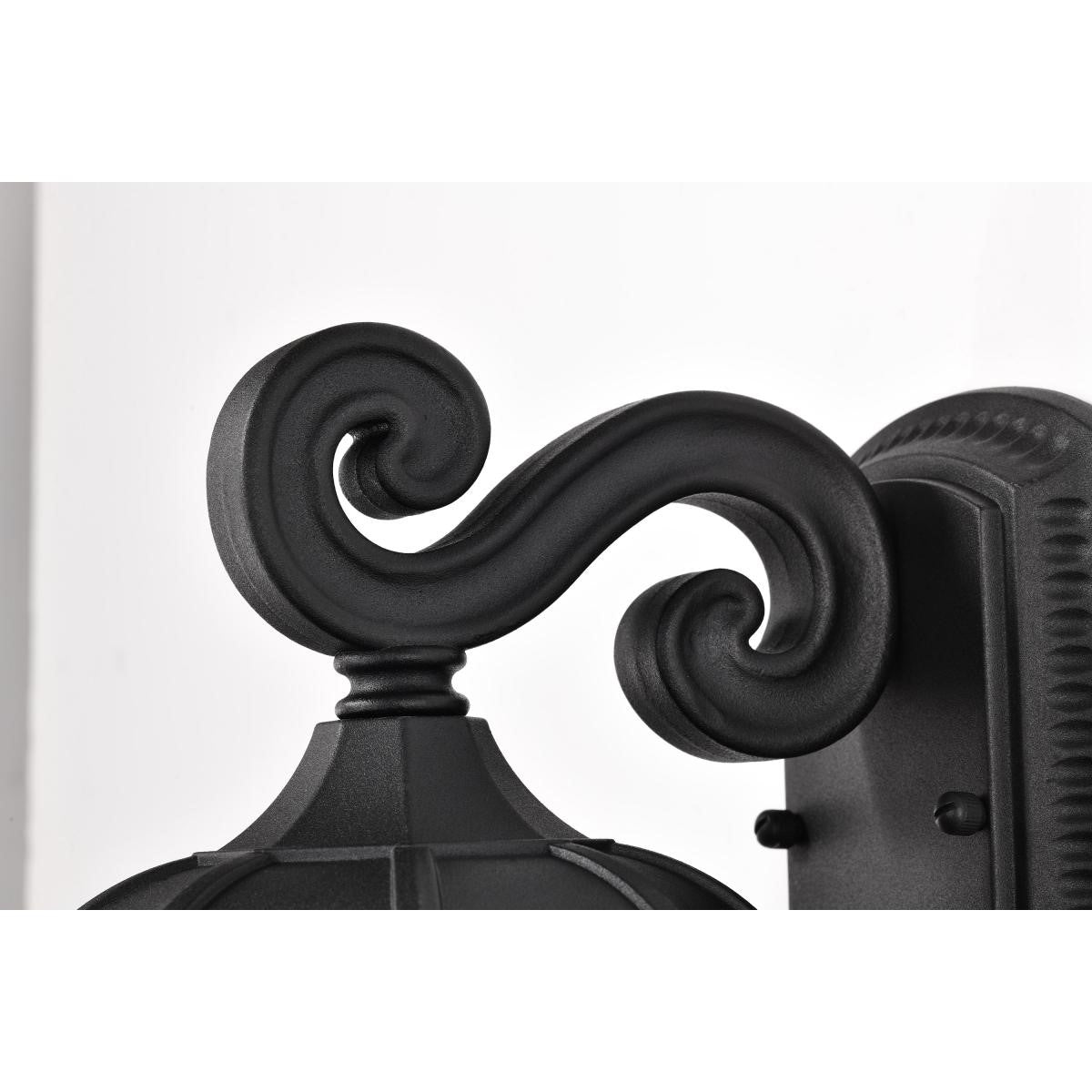 East River 16" Outdoor Wall Light, Matte Black Finish - Bees Lighting
