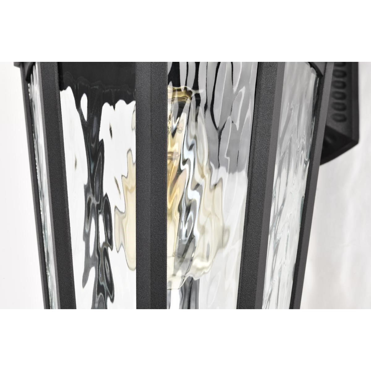 East River 16" Outdoor Wall Light, Matte Black Finish - Bees Lighting