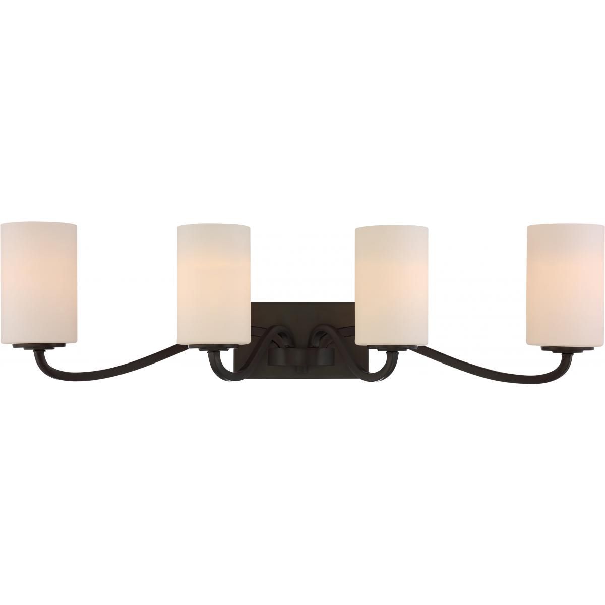 Willow 34 in. 4 Lights Vanity Light Bronze Finish - Bees Lighting