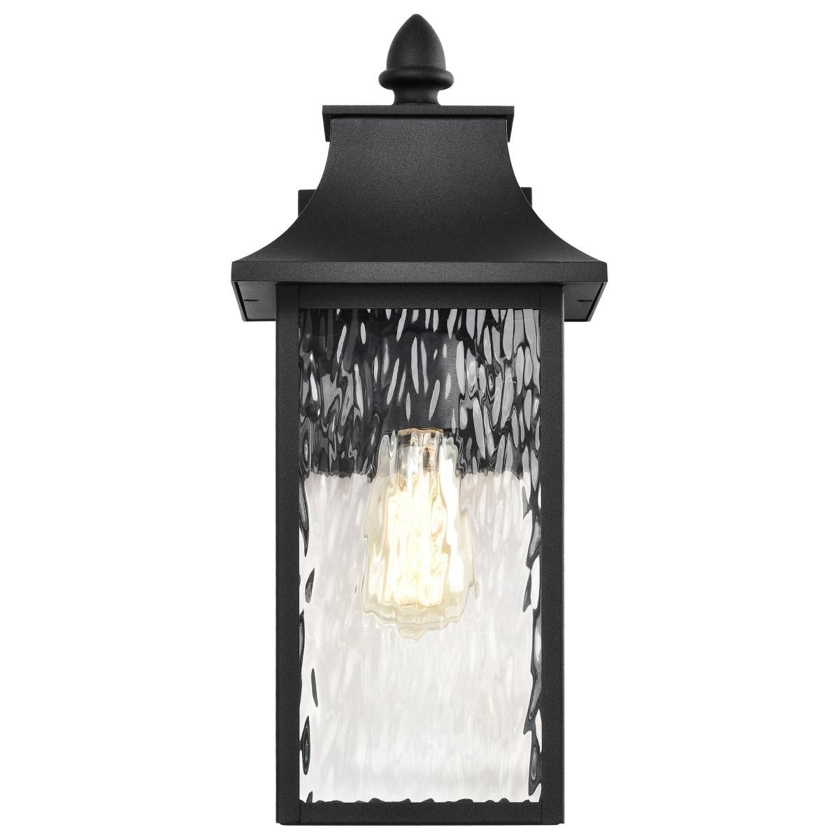 Austen 17" Outdoor Wall Light, Matte Black Finish - Bees Lighting