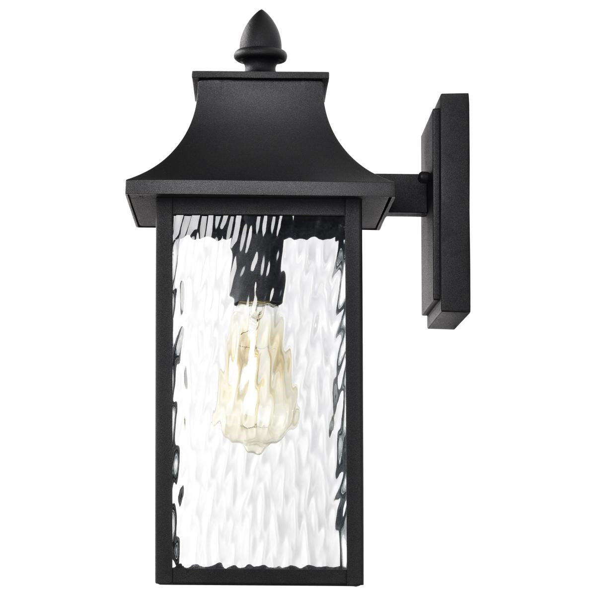 Austen 17" Outdoor Wall Light, Matte Black Finish - Bees Lighting