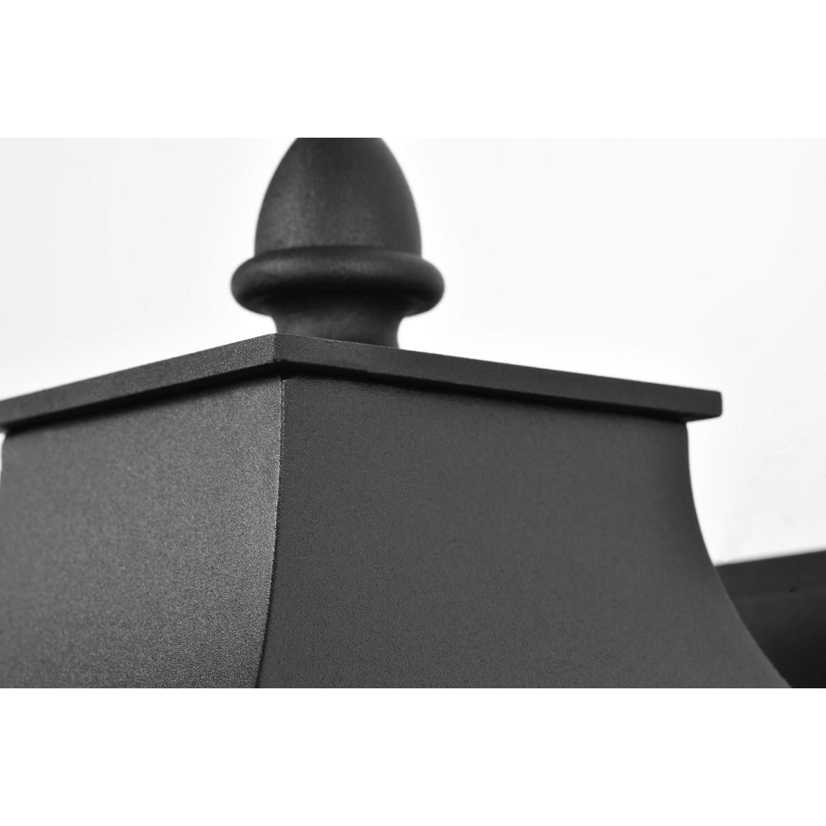 Austen 17" Outdoor Wall Light, Matte Black Finish - Bees Lighting