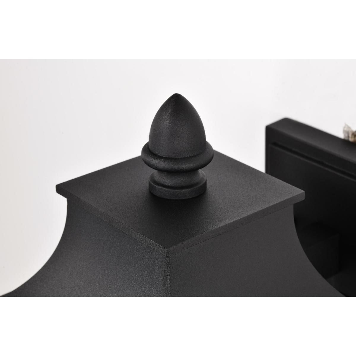 Austen 17" Outdoor Wall Light, Matte Black Finish - Bees Lighting