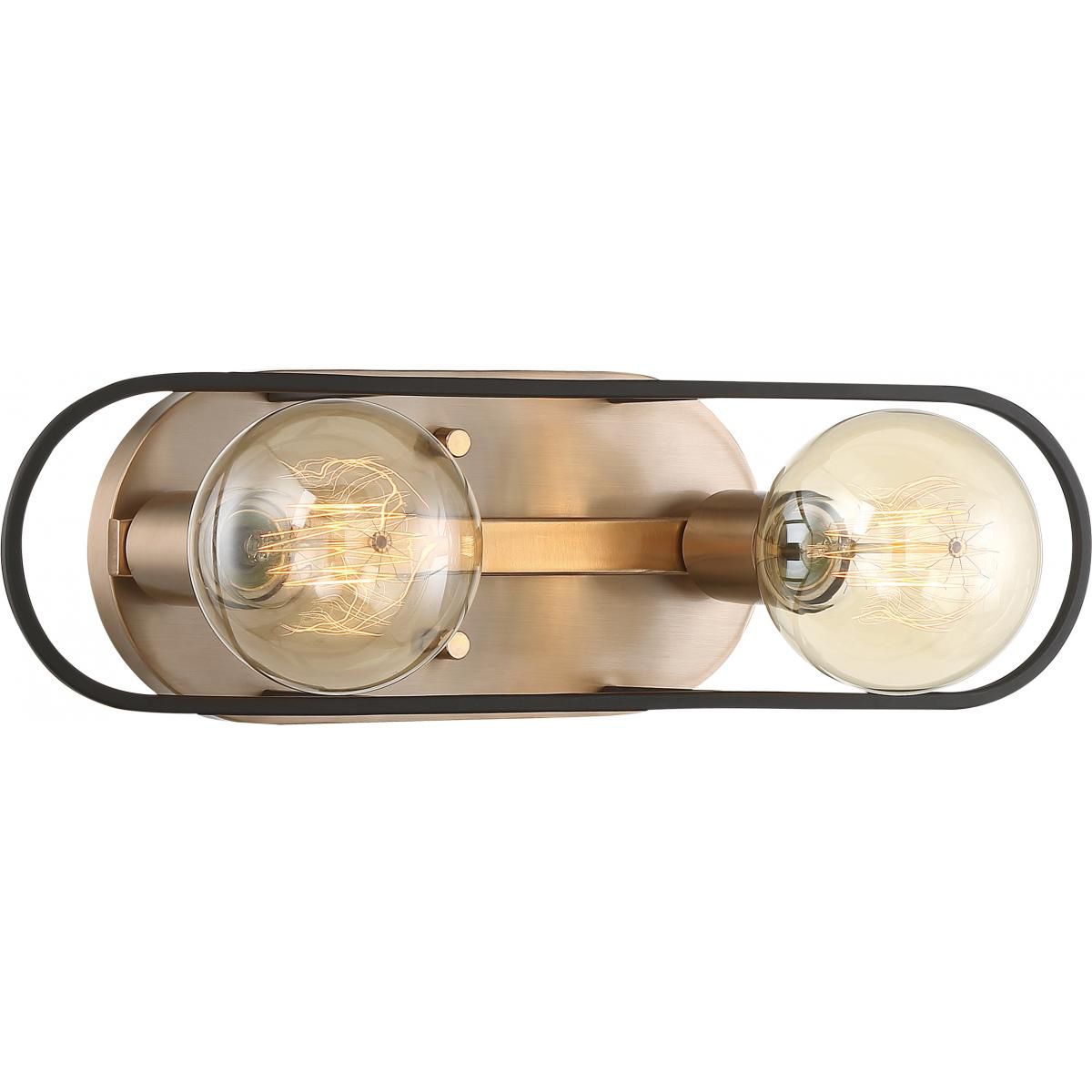 Chassis 16 in. 2 Lights Bath Bar Brass Finish - Bees Lighting