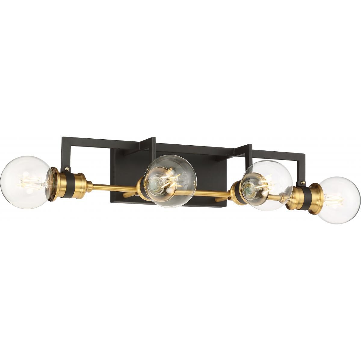 Intention 22 in. 4 Lights Vanity Light Black Finish - Bees Lighting