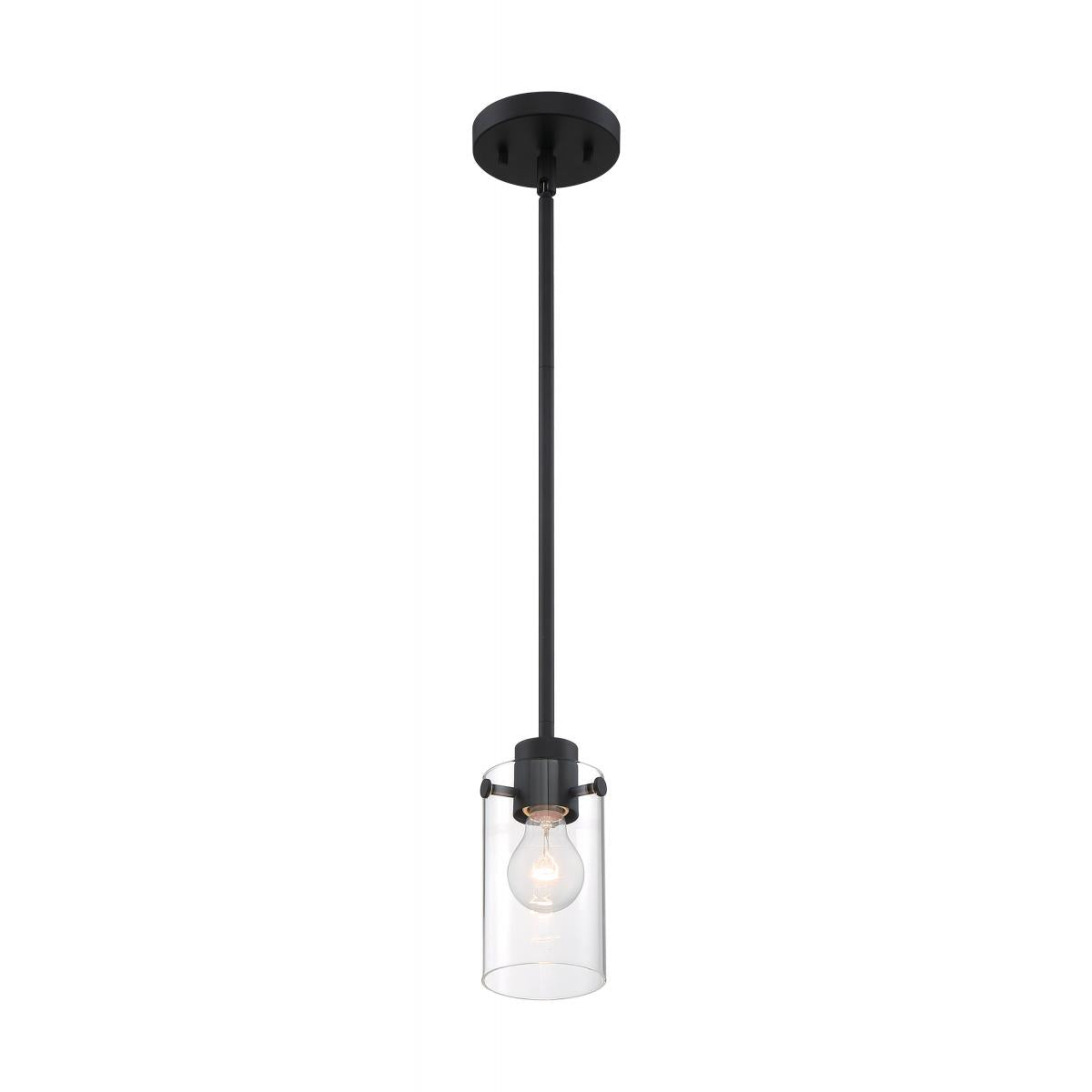 Sommerset 5 in. Pendant Light Black Finish