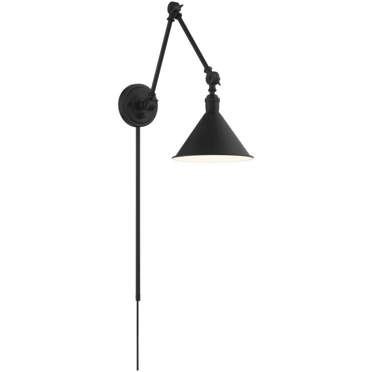 Delancey Plug In Swing Arm Wall Sconce - Bees Lighting