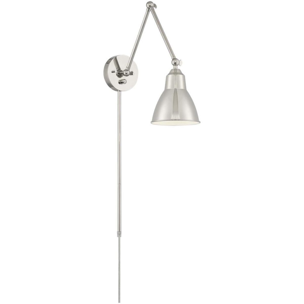 Fulton Plug In Swing Arm Wall Sconce - Bees Lighting