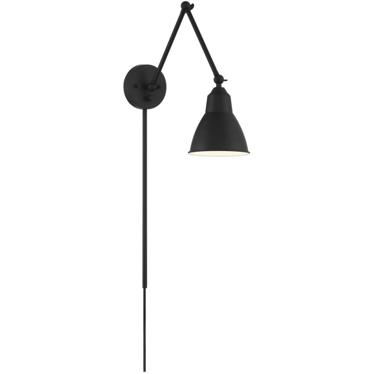 Fulton Plug In Swing Arm Wall Sconce - Bees Lighting