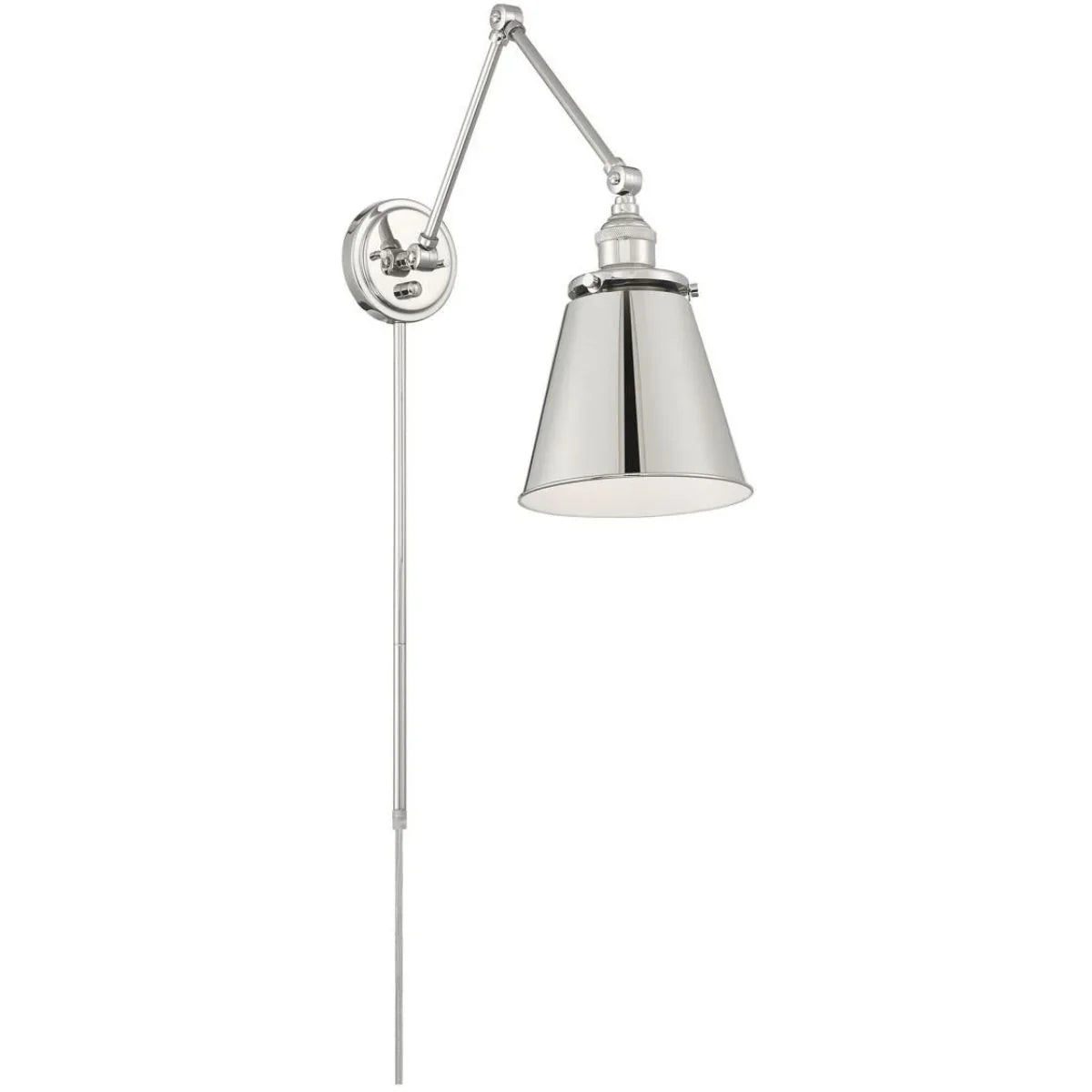 Bayard Plug In Swing Arm Wall Sconce - Bees Lighting