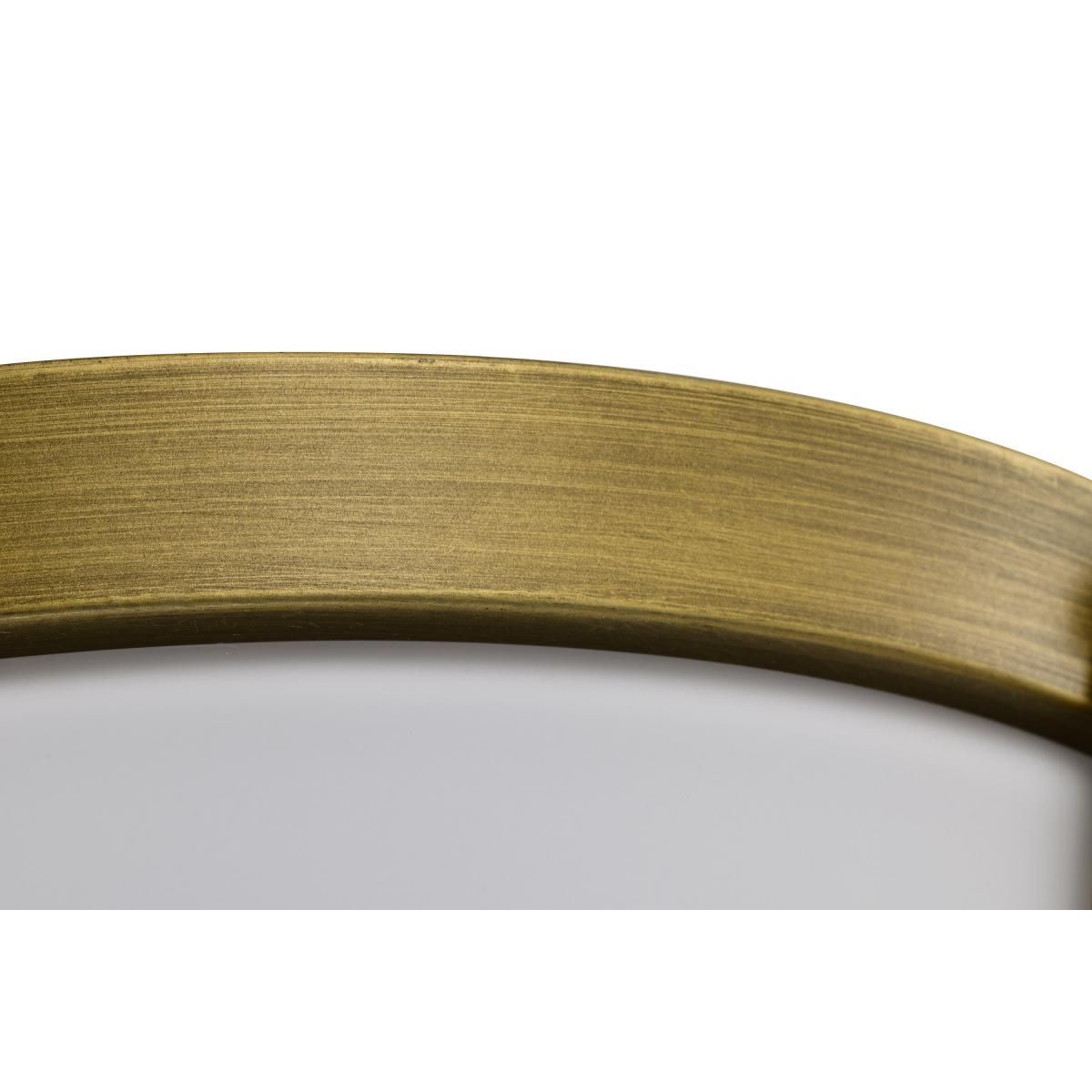 Rowen 15 in. 3 lights Flush Mount Light Natural Brass Finish - Bees Lighting