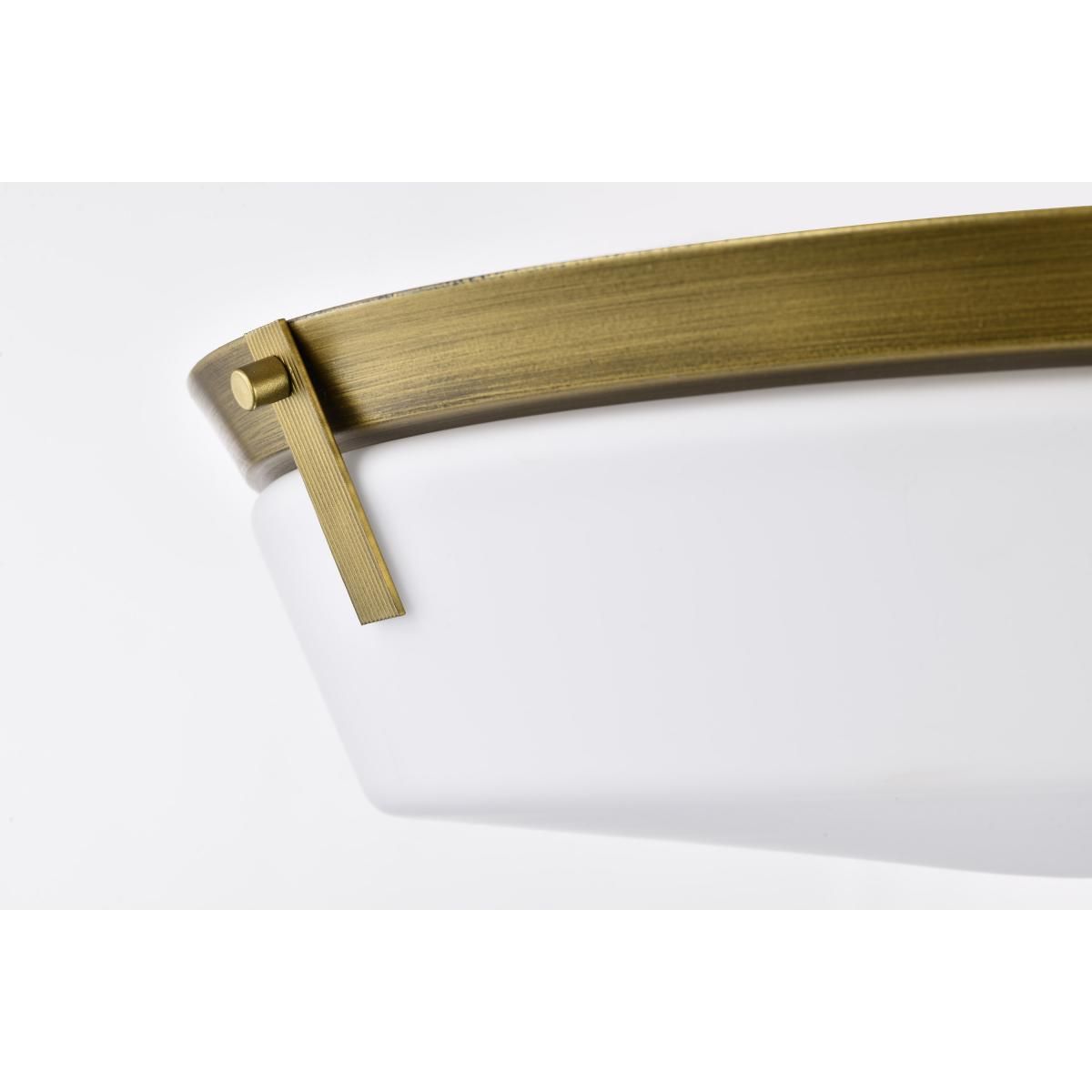 Rowen 19 in. 4 lights Flush Mount Light Natural Brass Finish - Bees Lighting