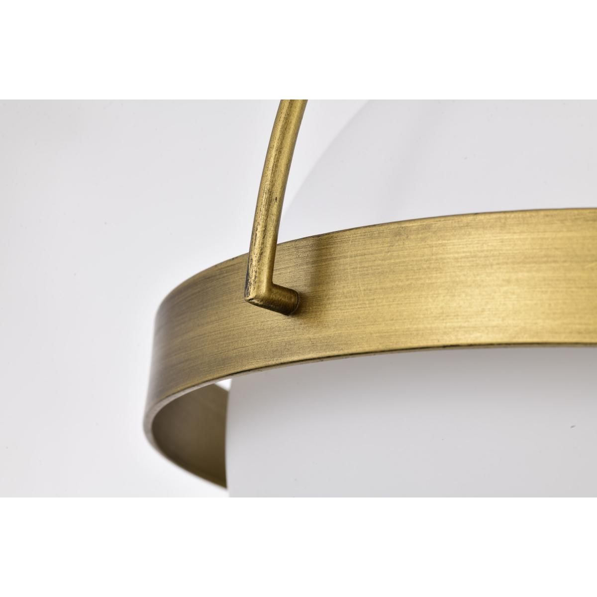 Lakeshore 10 in. Flush Mount Light Natural Brass Finish - Bees Lighting