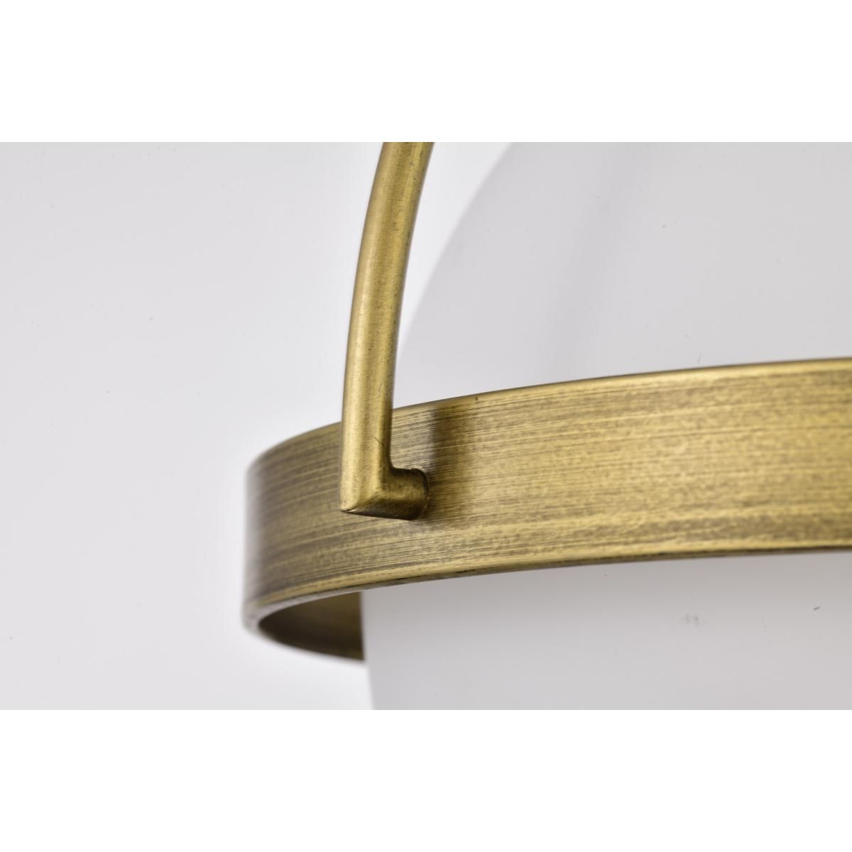 Lakeshore 13 in. Flush Mount Light Natural Brass Finish - Bees Lighting
