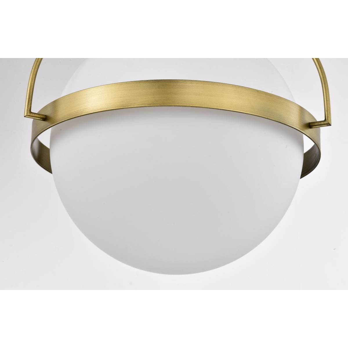 Lakeshore 18 in. Flush Mount Light Natural Brass Finish - Bees Lighting