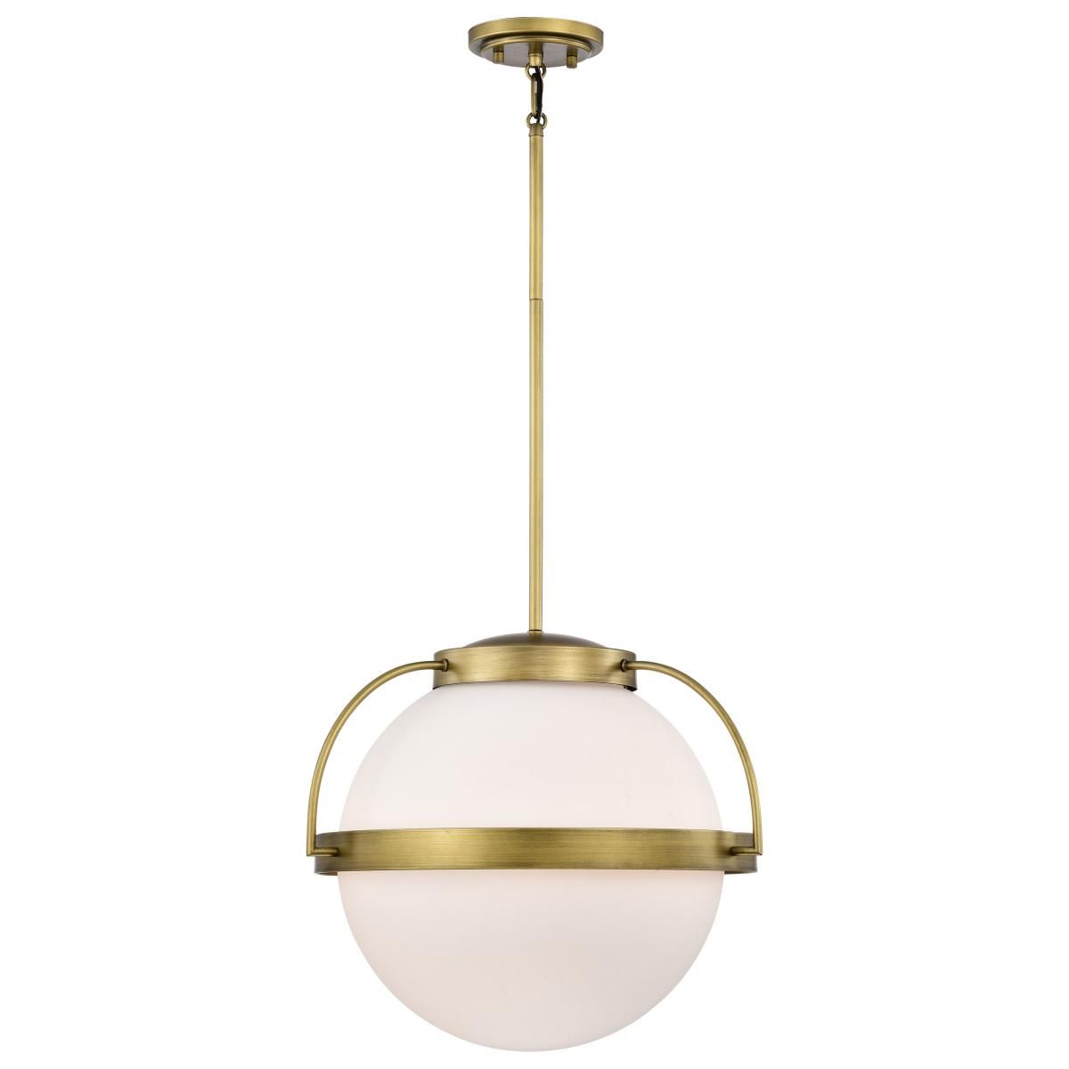 Lakeshore 18 in. Pendant Light Natural Brass Finish - Bees Lighting