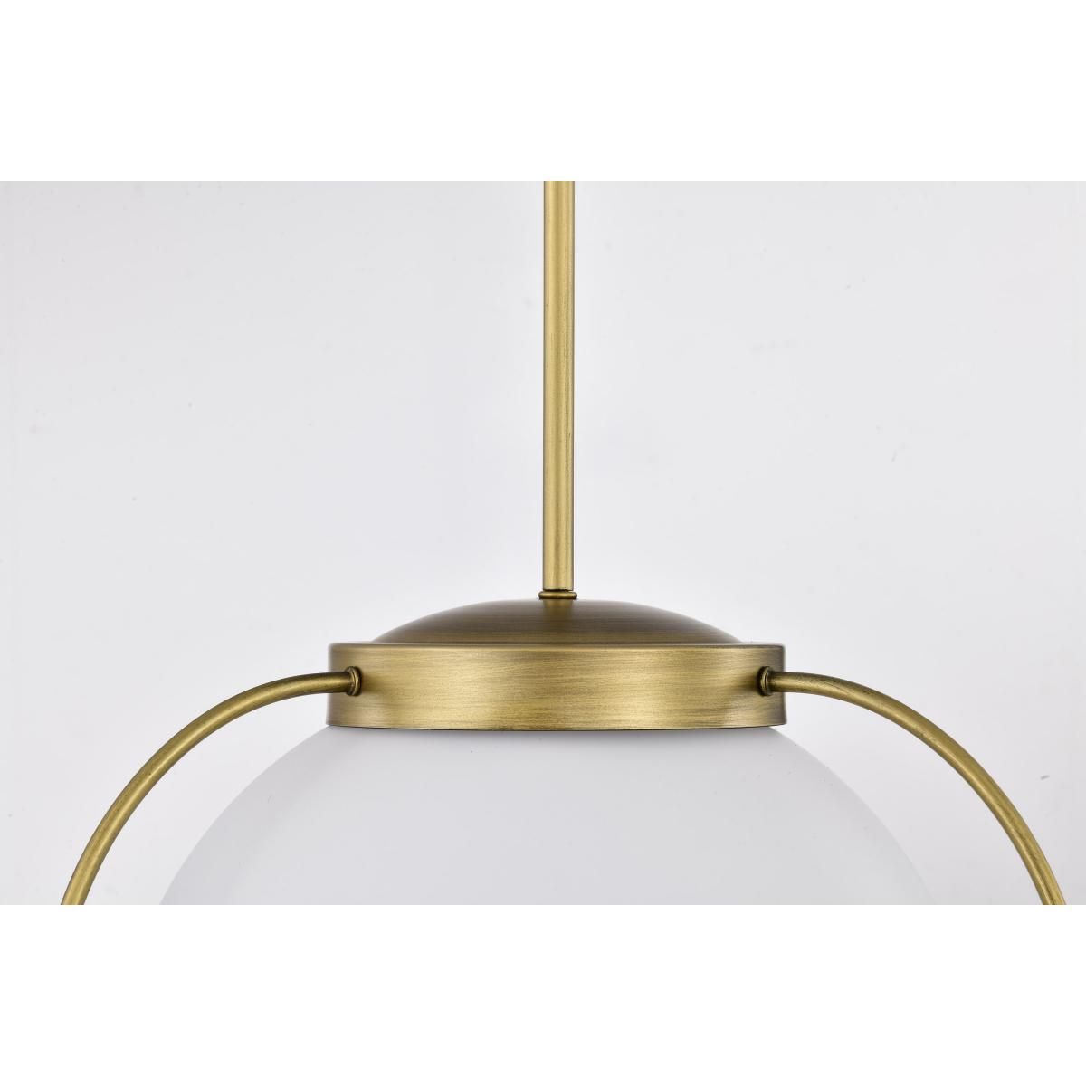 Lakeshore 18 in. Pendant Light Natural Brass Finish - Bees Lighting
